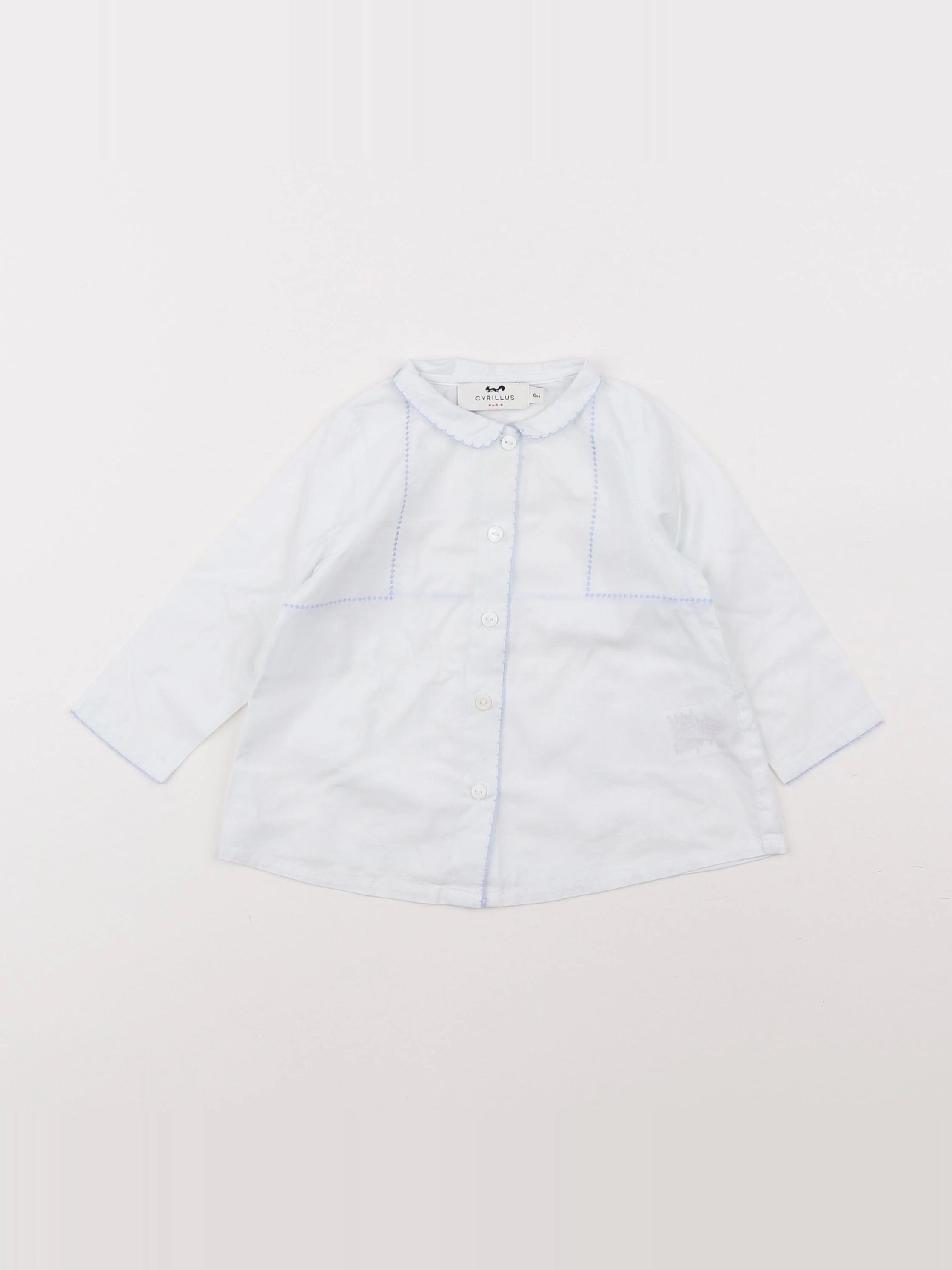 Cyrillus - blouse blanc - 6 mois