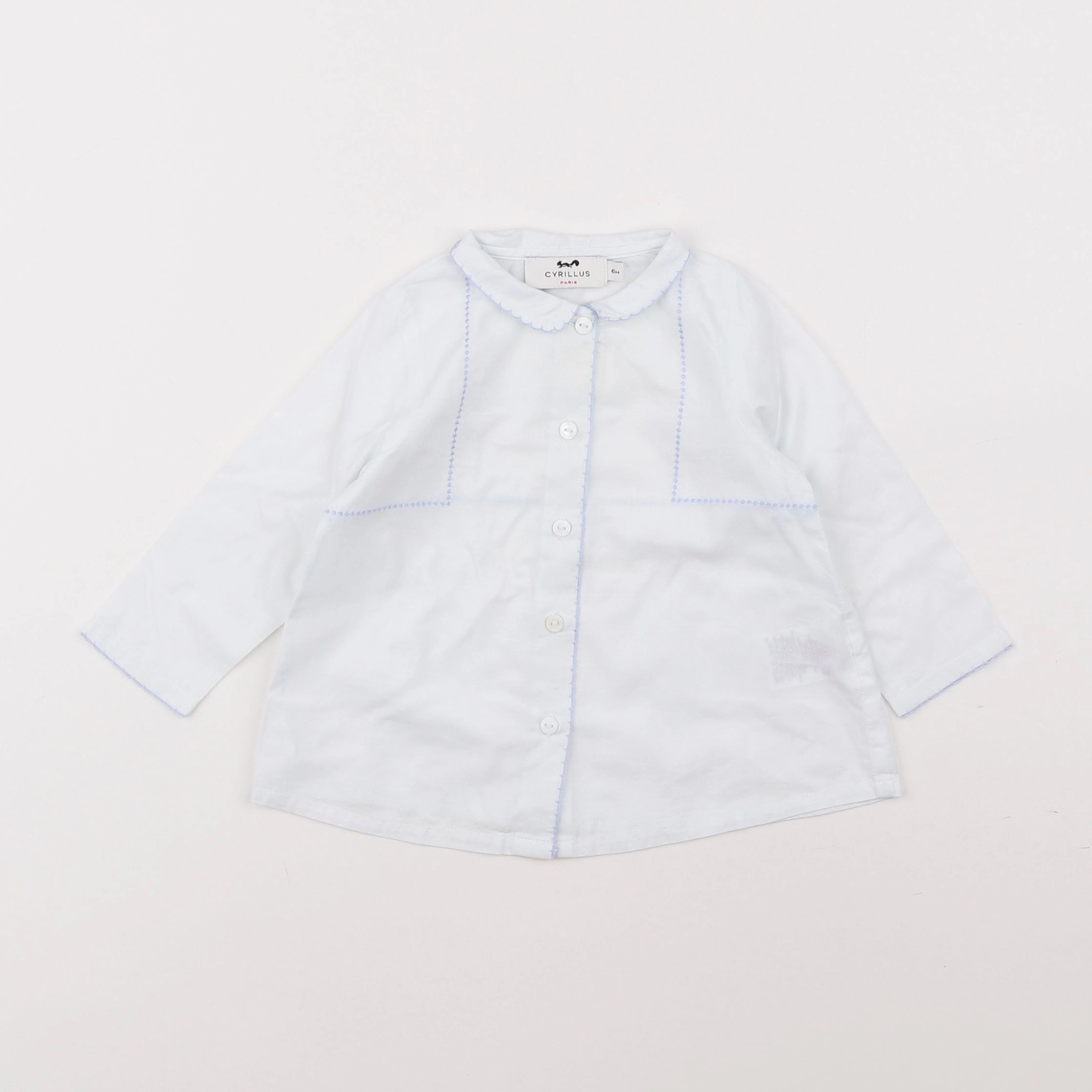 Cyrillus - blouse blanc - 6 mois