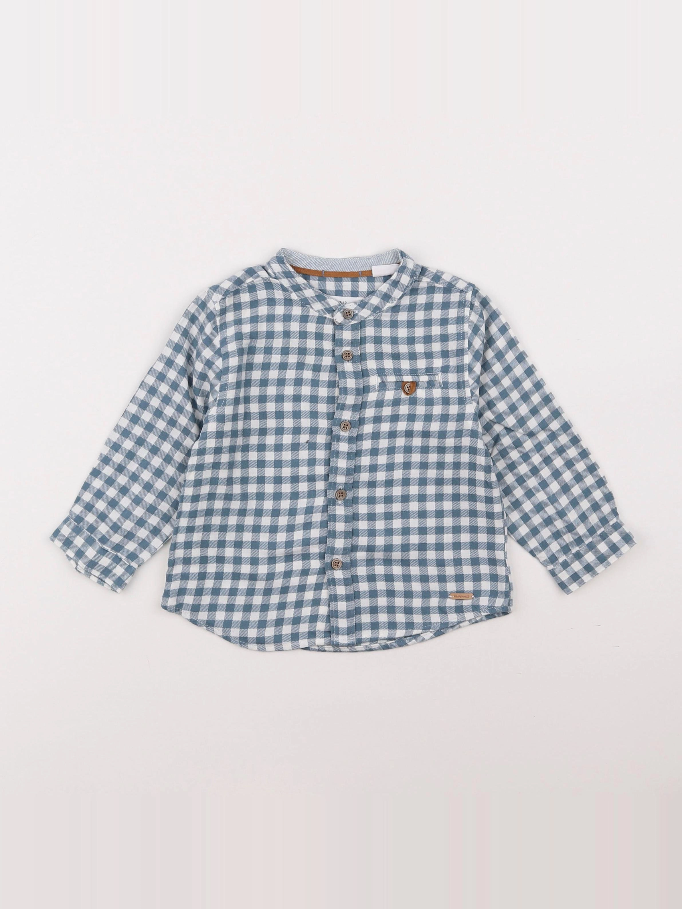 Zara - chemise bleu - 9/12 mois