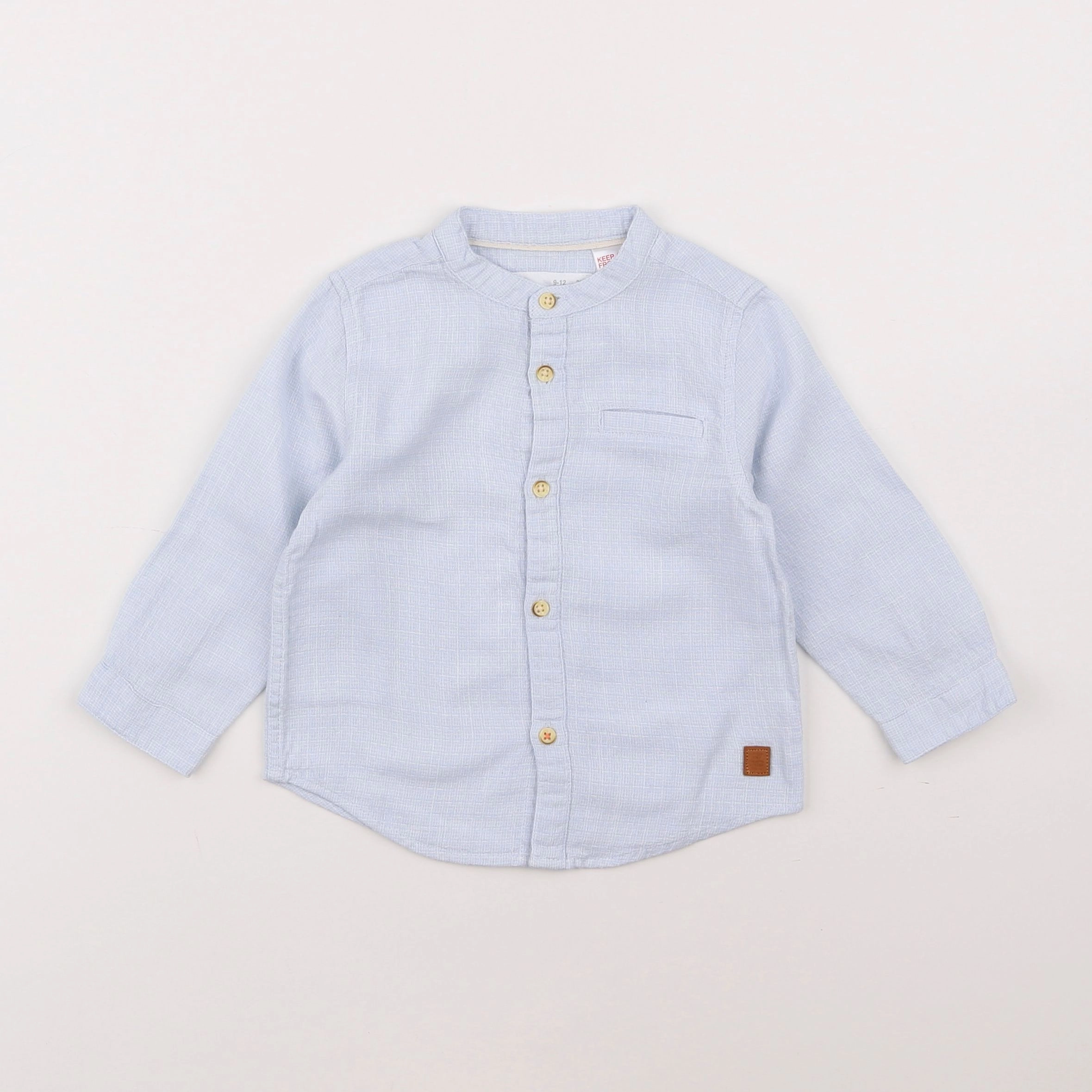 Zara - chemise bleu - 9/12 mois