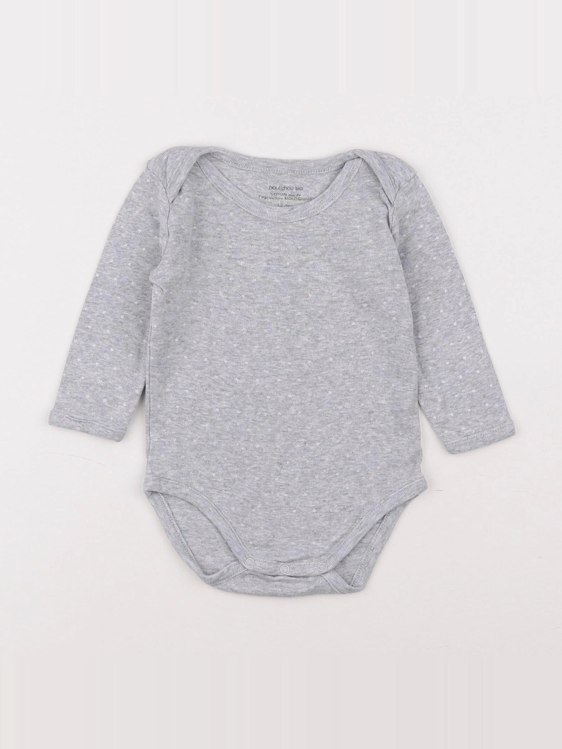 Boutchou - body gris - 12 mois