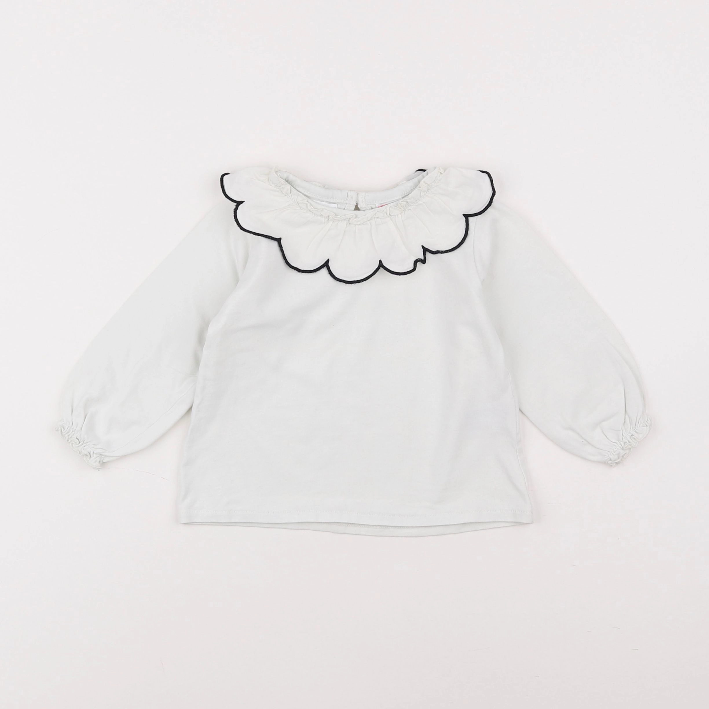 Zara - blouse blanc - 9/12 mois