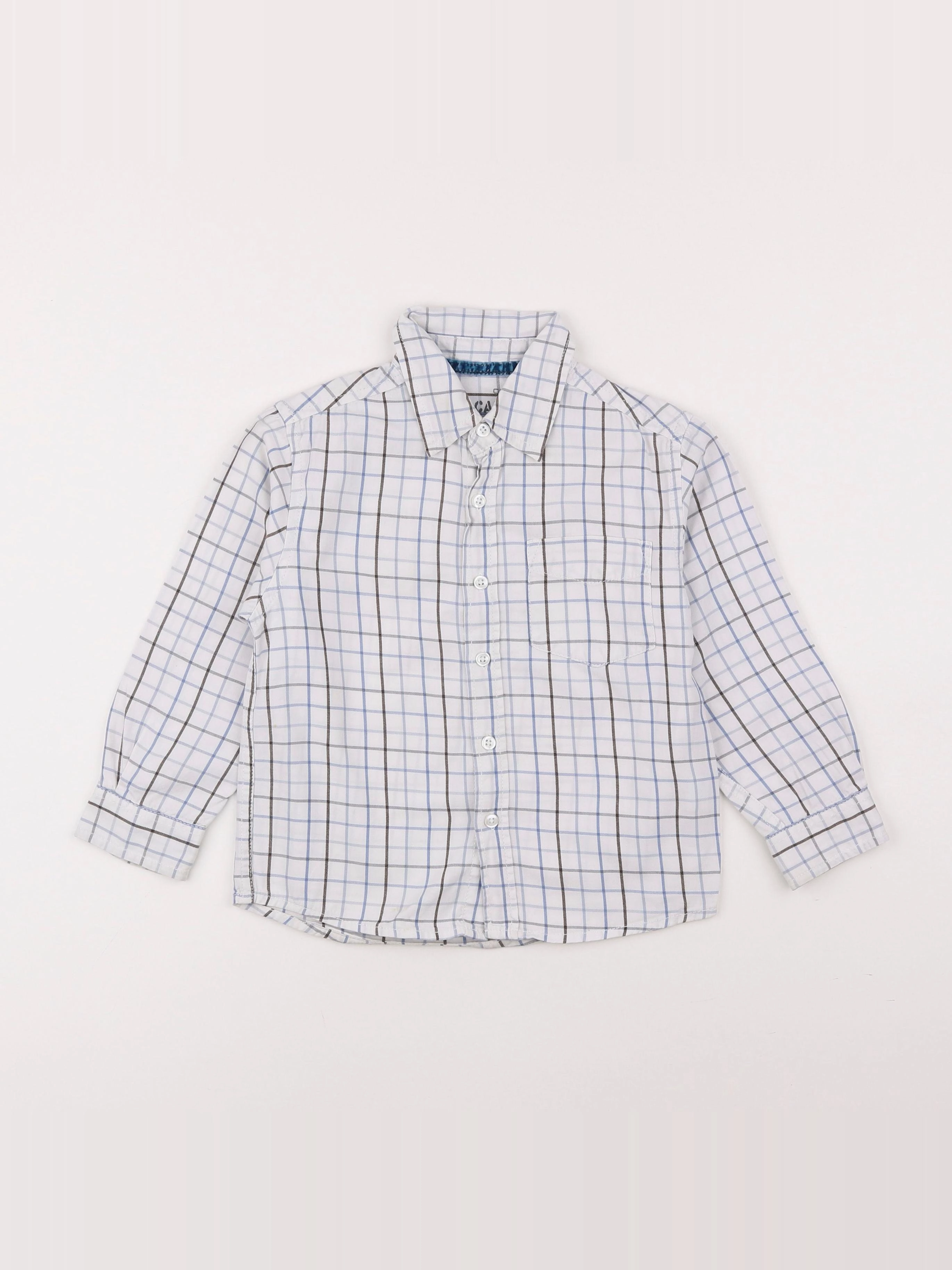 Okaidi - chemise bleu - 4 ans