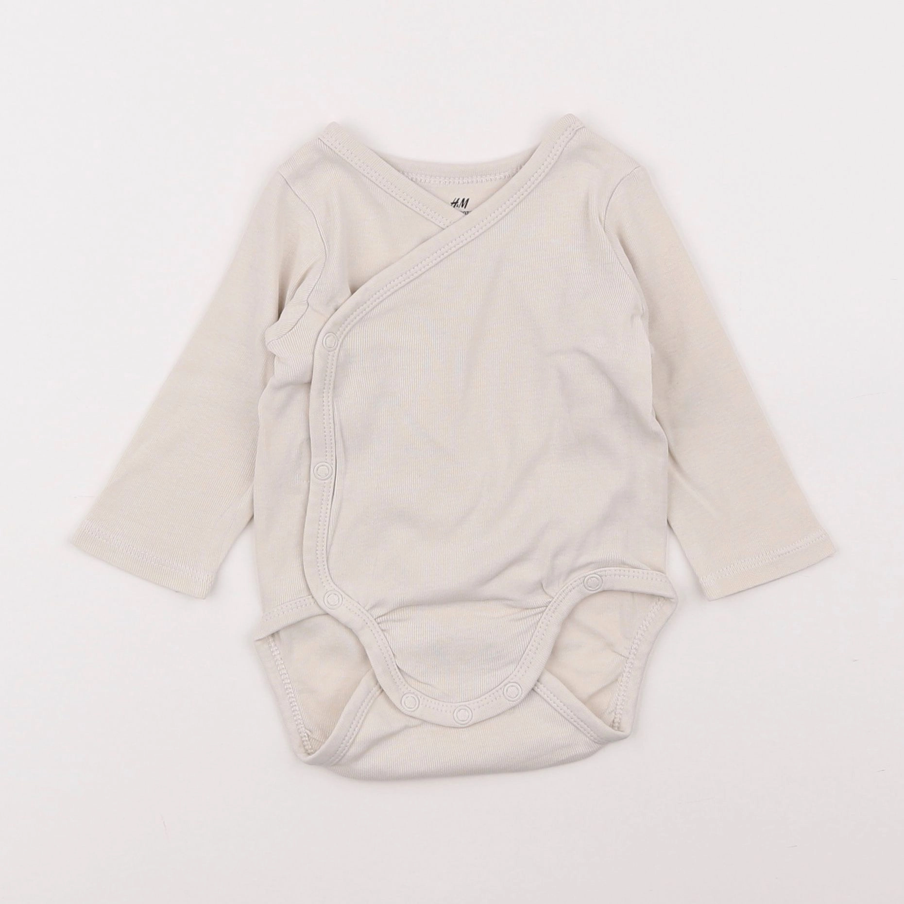 H&M - body beige - 3 mois