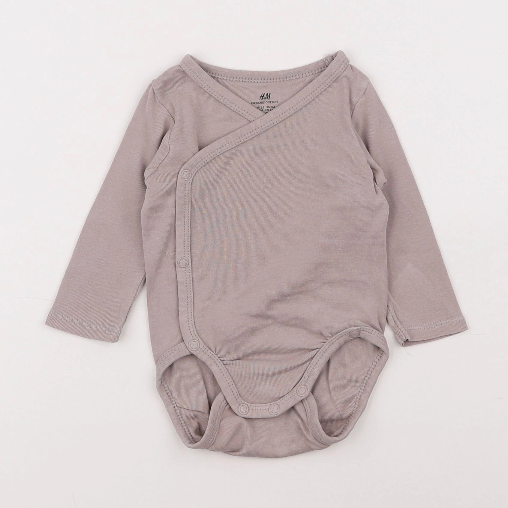 H&M - body marron - 3 mois
