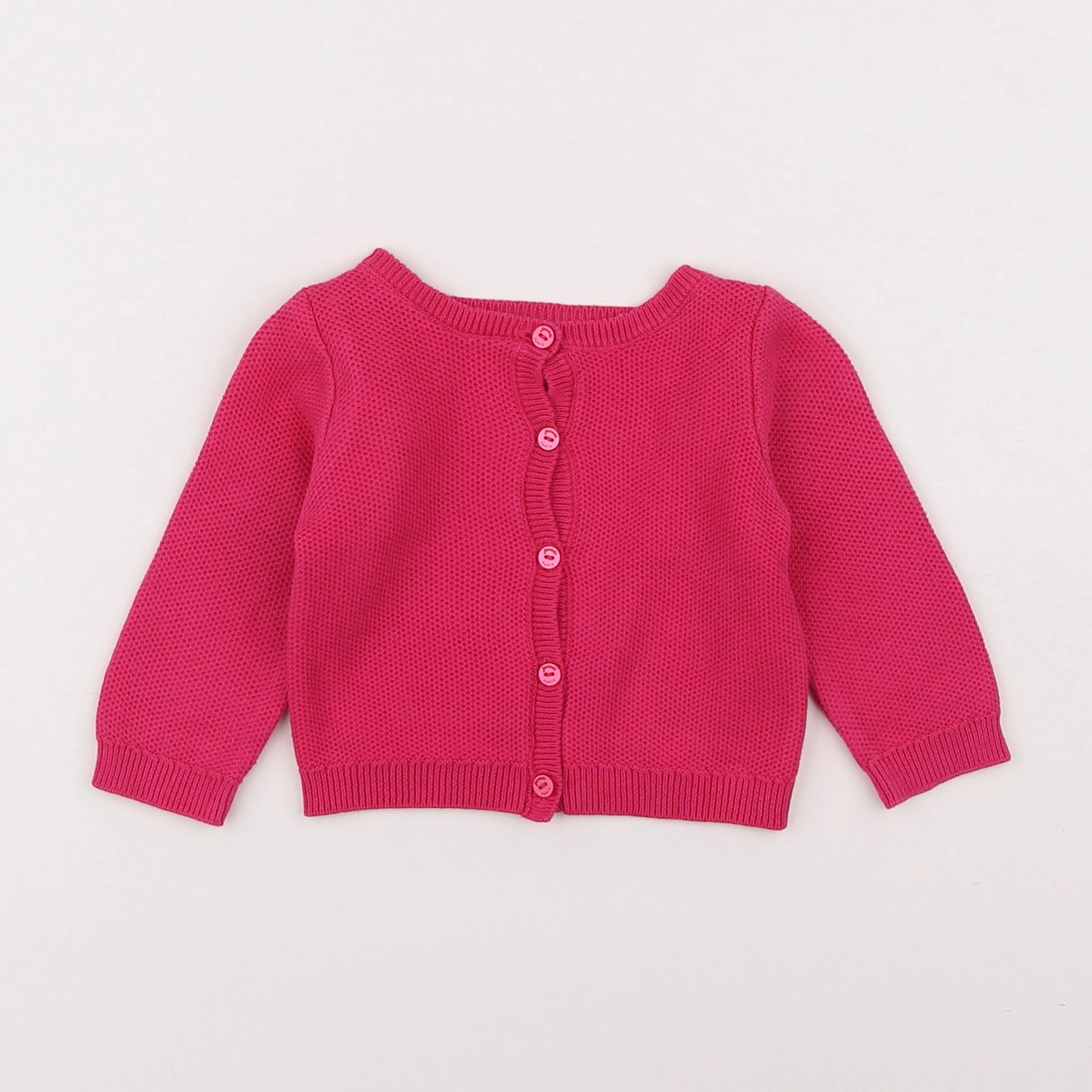 Jacadi - gilet rose - 12 mois