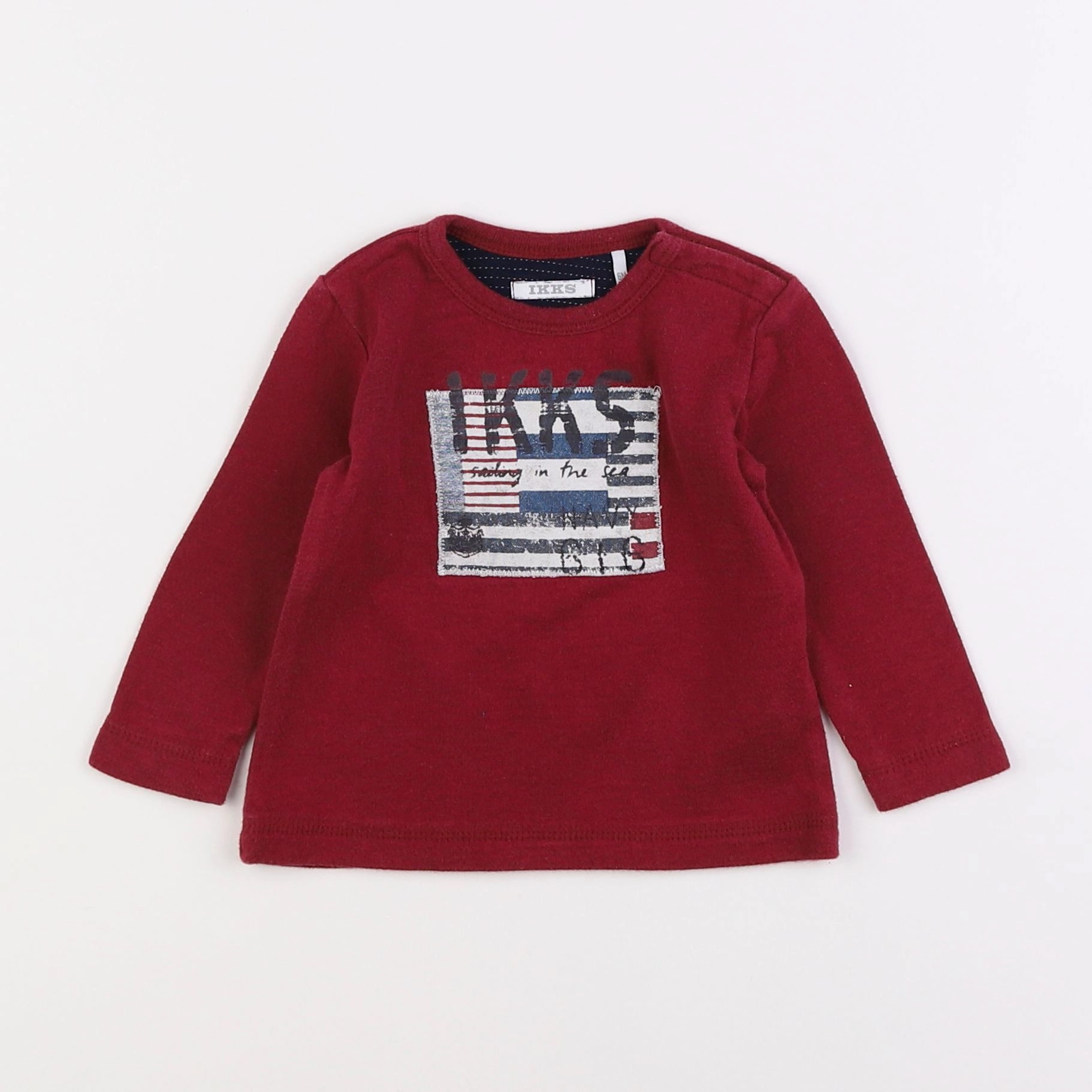 IKKS - tee-shirt rouge - 6 mois