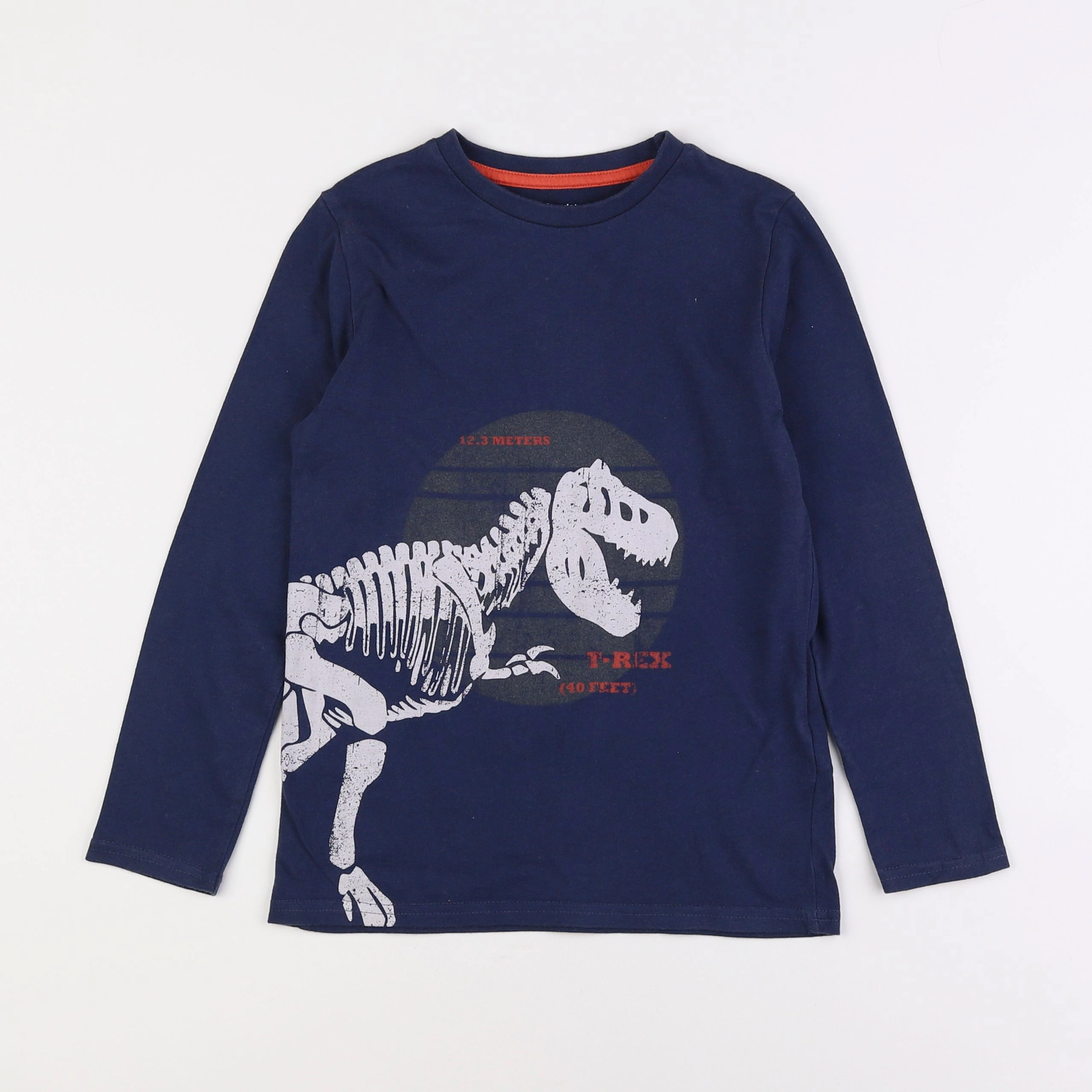 Vertbaudet - tee-shirt bleu - 8 ans