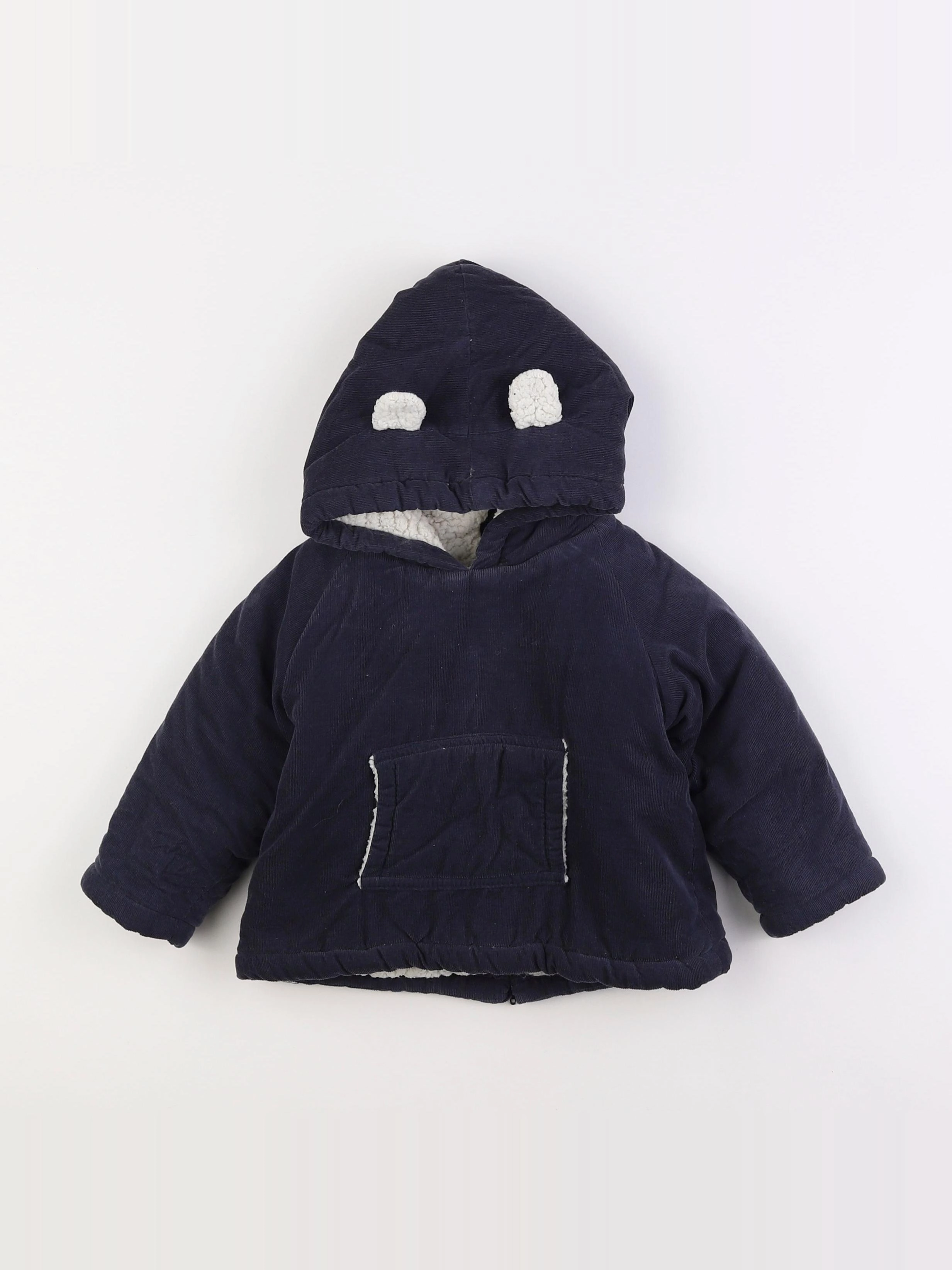 Boutchou - burnou bleu - 12 mois