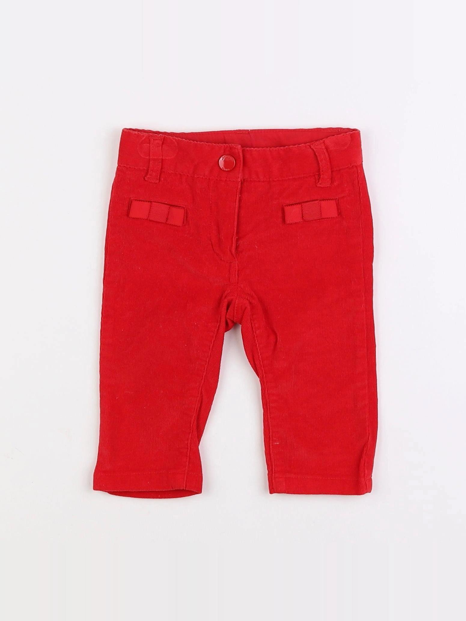 Jacadi - jegging rouge - 6 mois