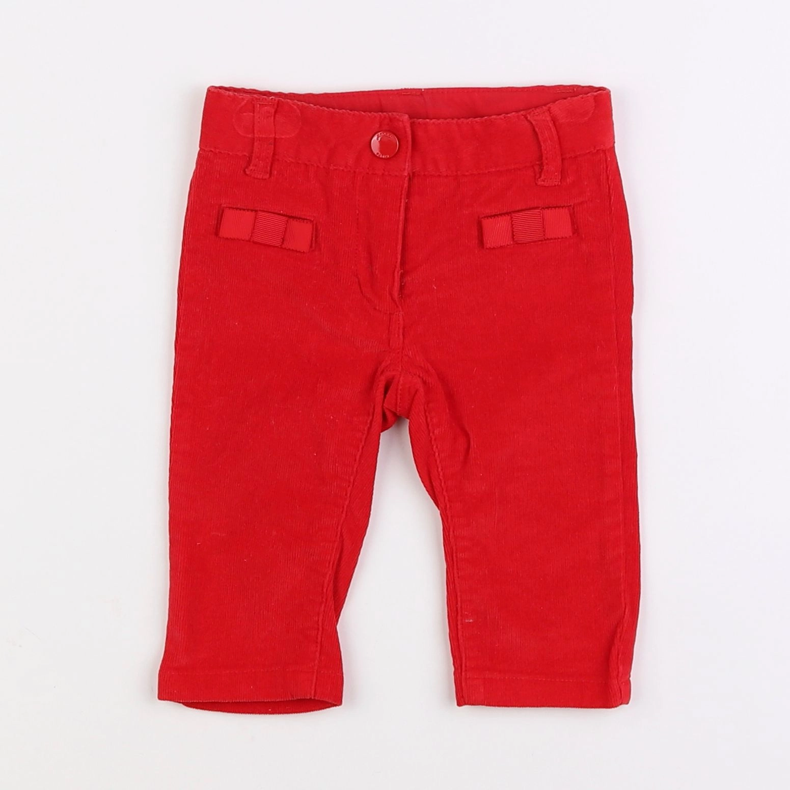 Jacadi - jegging rouge - 6 mois