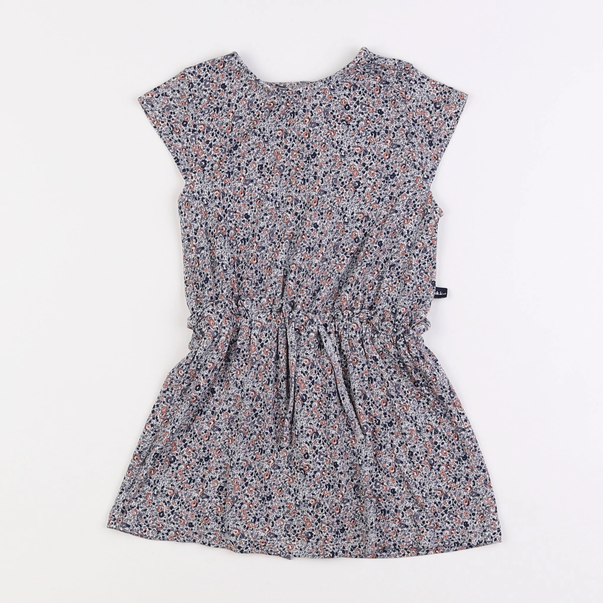 IKKS - robe bleu, rose - 2 ans