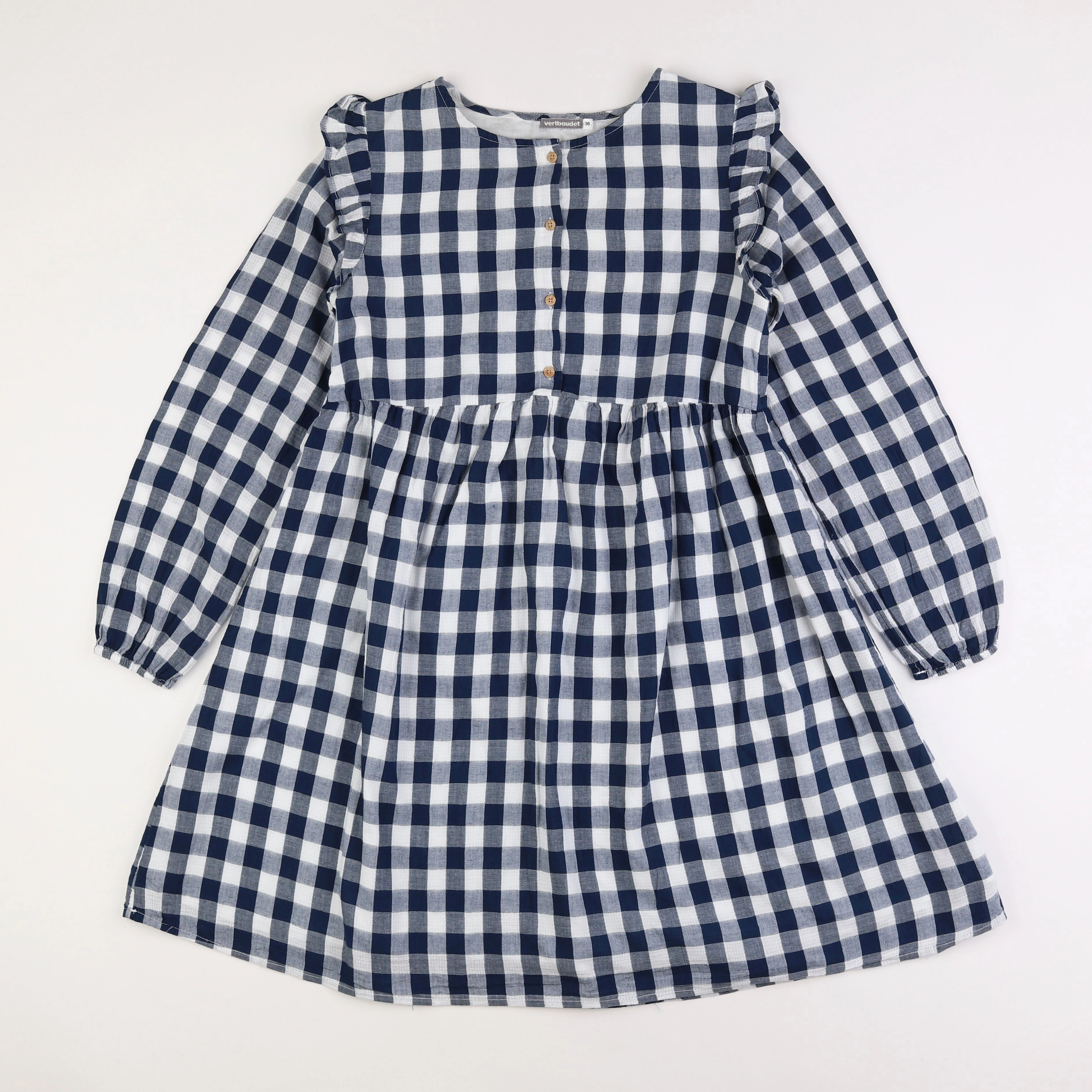 Vertbaudet - robe allaitement bleu, blanc - 36