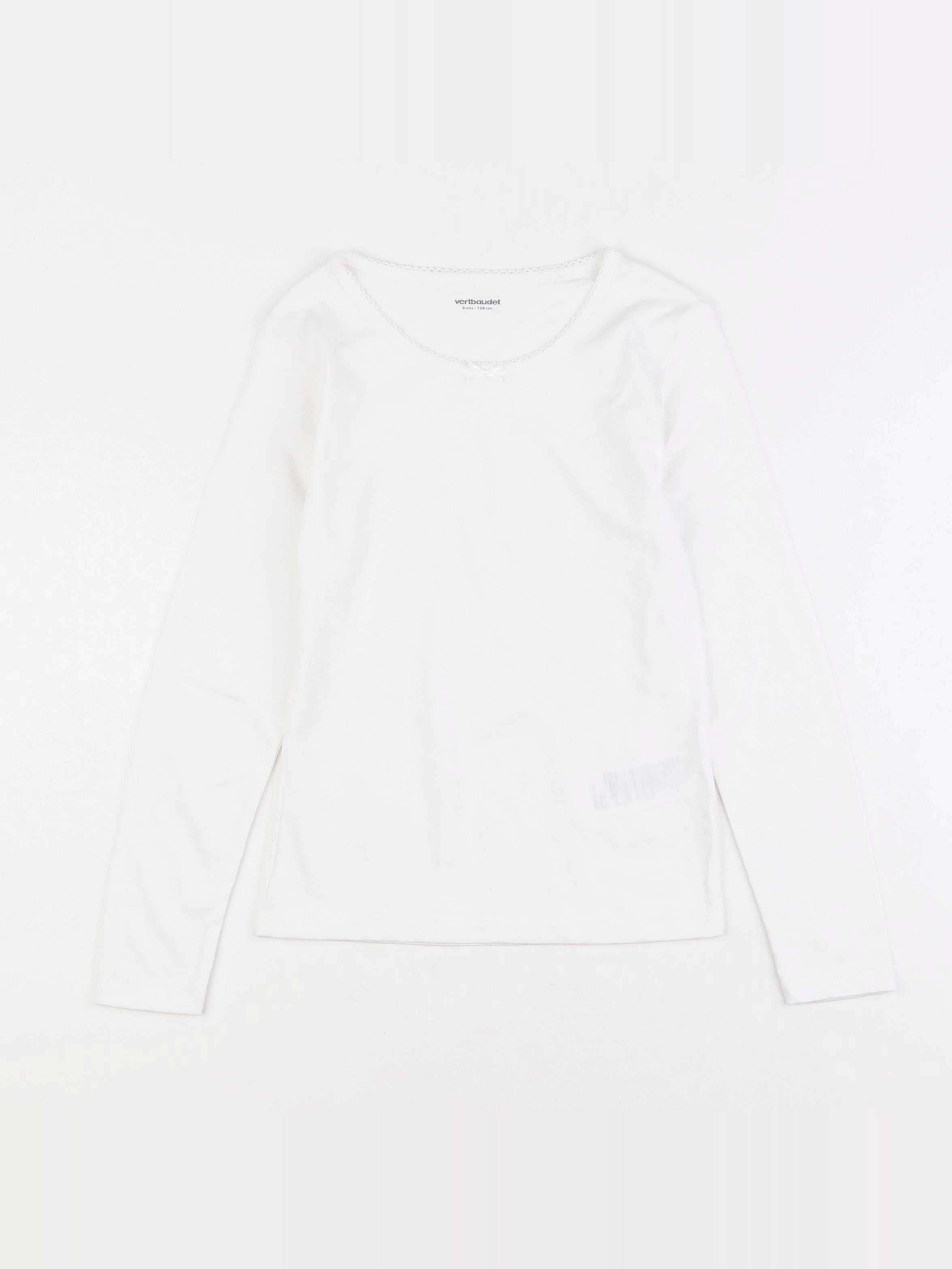 Vertbaudet - maillot de corps blanc - 8 ans