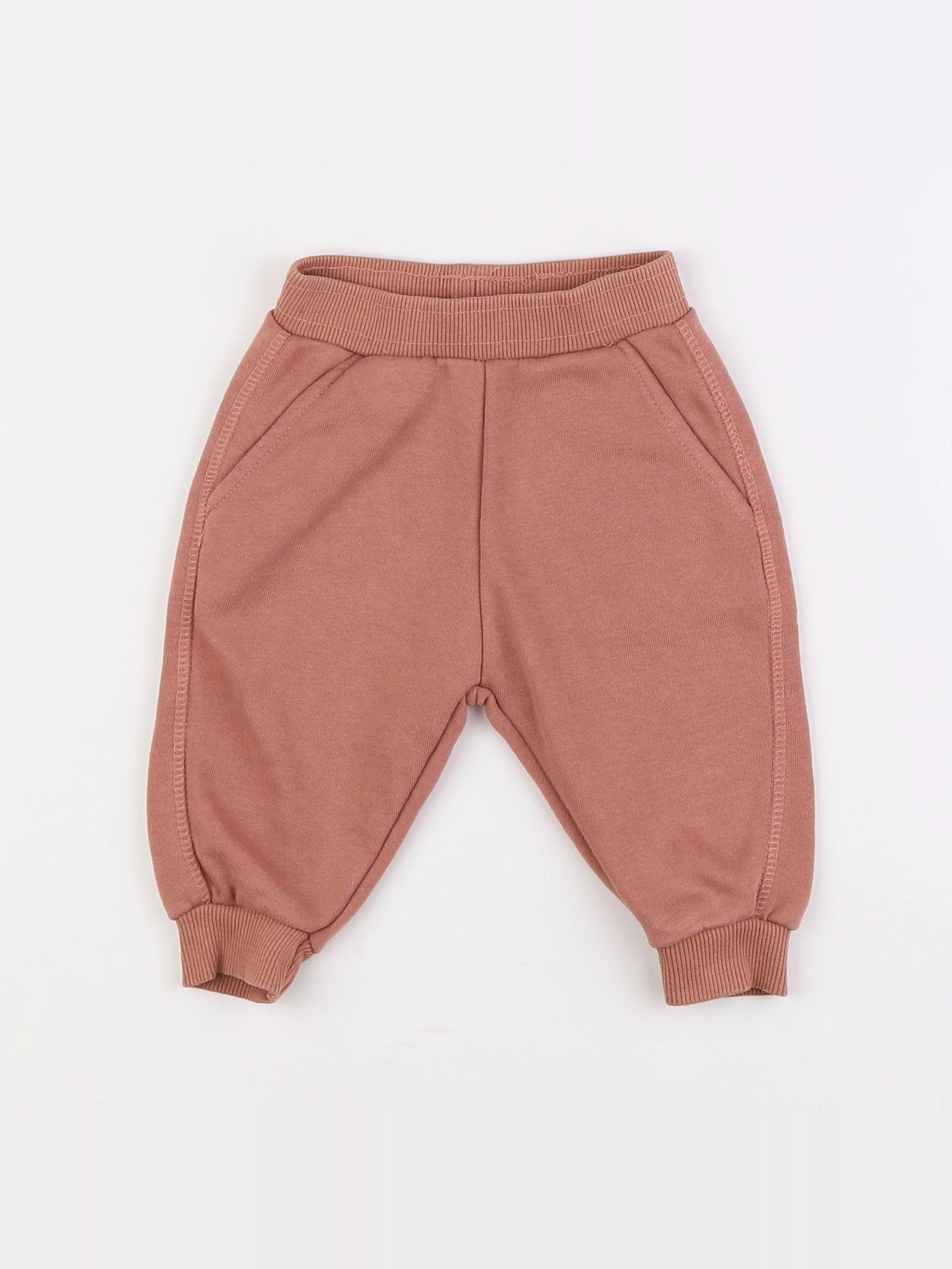 Zara - jogging rose - 6/9 mois