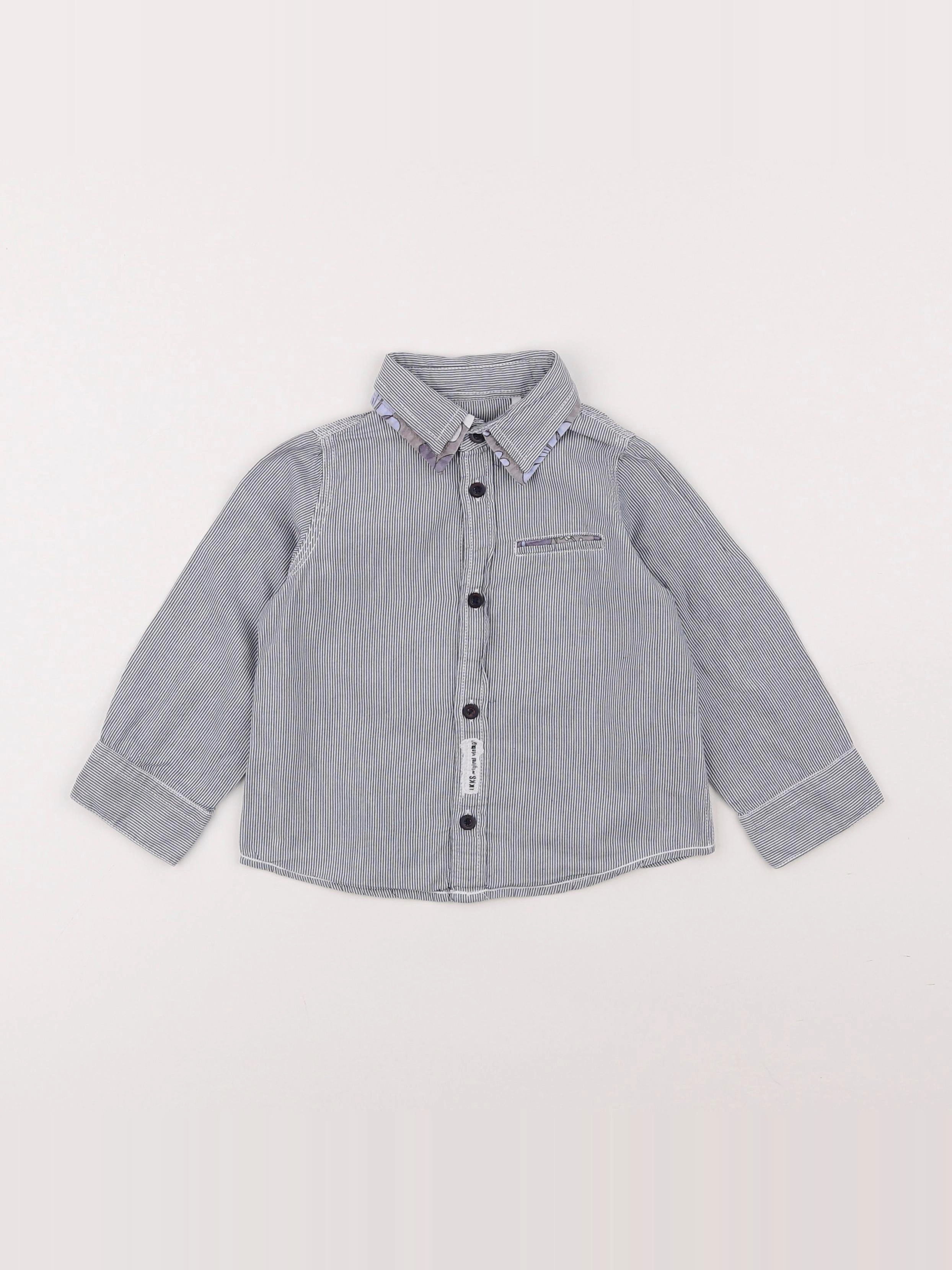 IKKS - chemise bleu - 18 mois