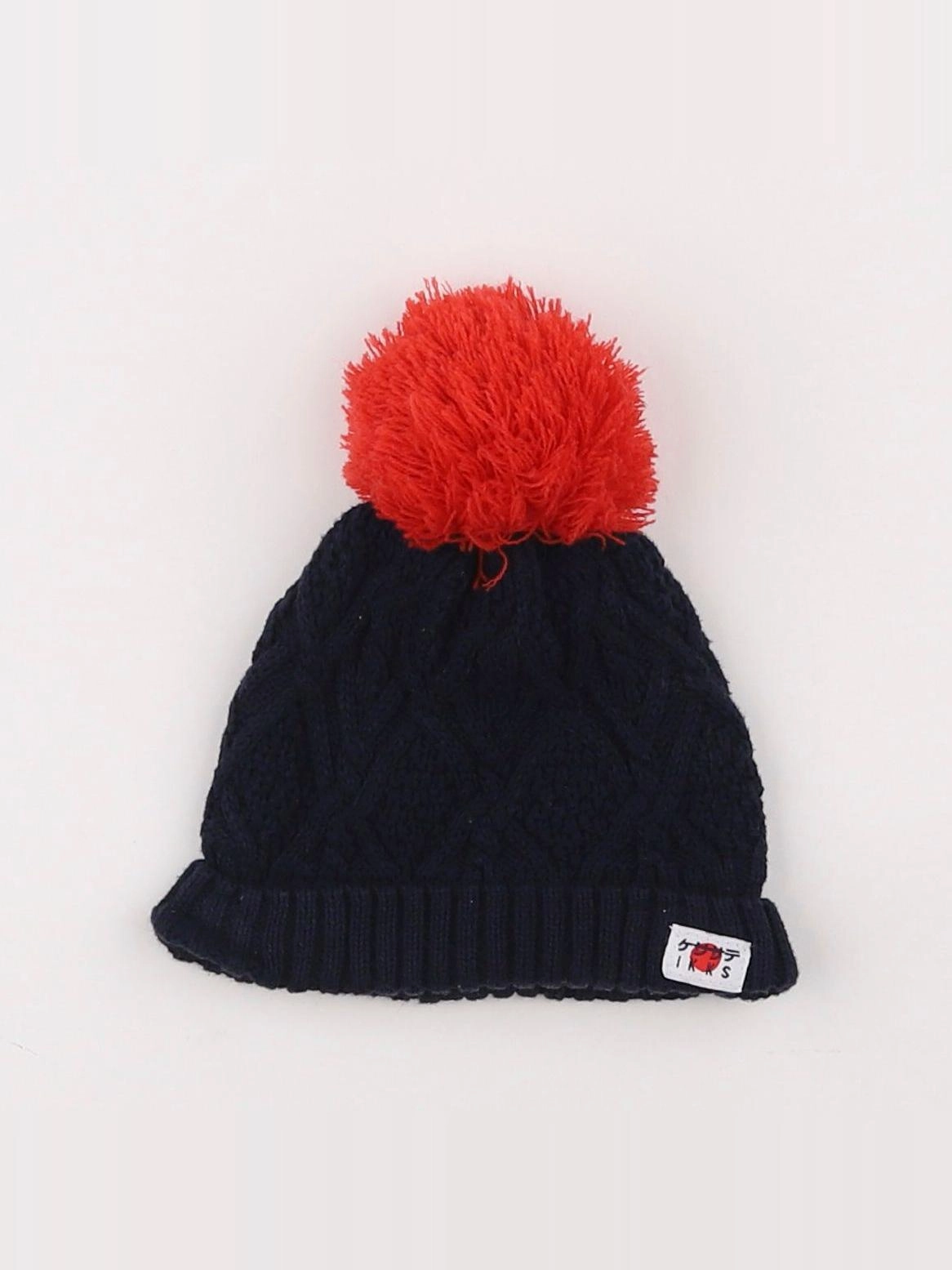 IKKS - bonnet bleu - 1/3 mois