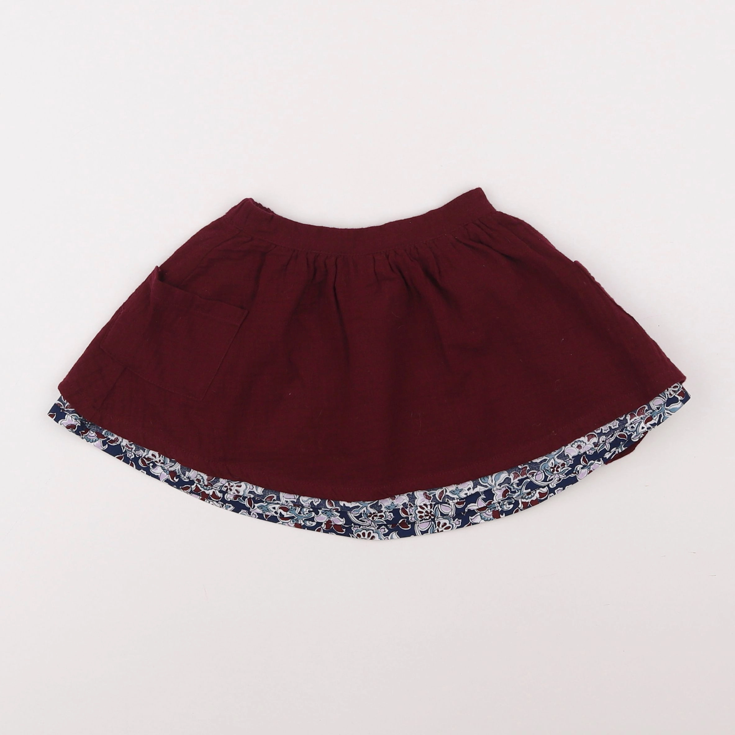 Vertbaudet - jupe réversible rose - 3 ans