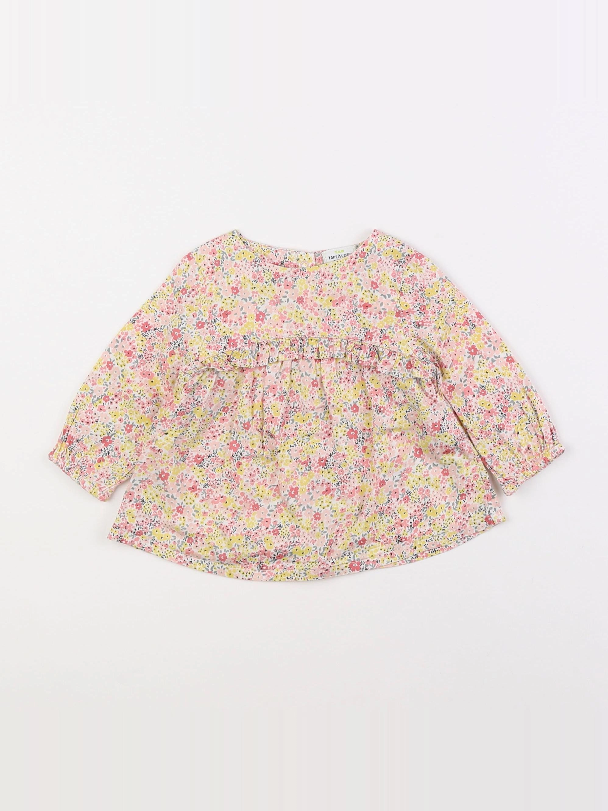 Tape à l'oeil - blouse jaune - 6 mois