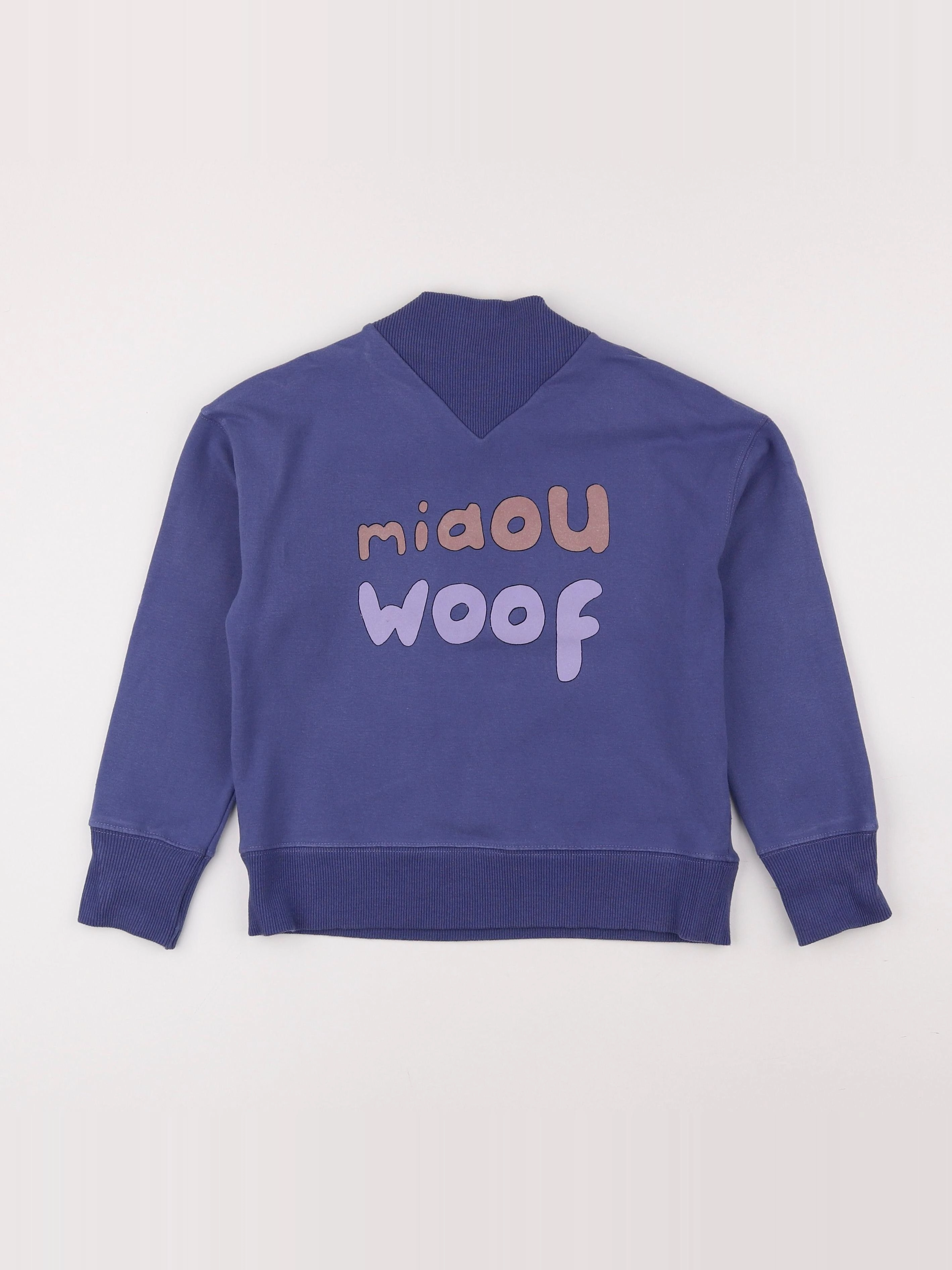 Maison Tadaboum - sweat violet - 8/9 ans