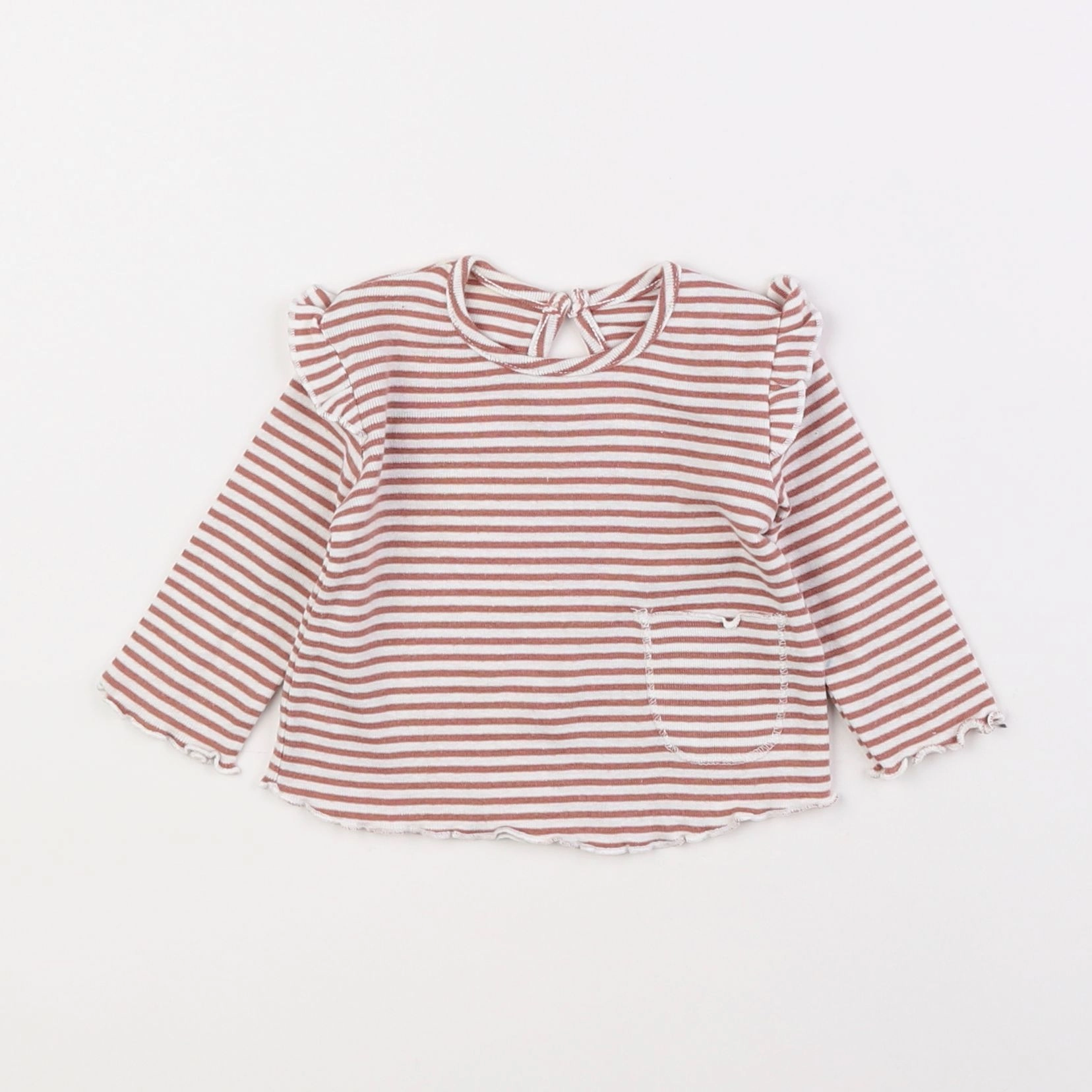 La Redoute - tee-shirt marron - 1 mois