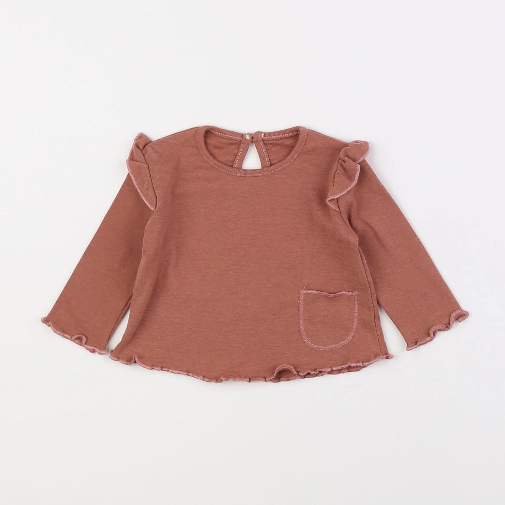 La Redoute - tee-shirt marron - 1 mois