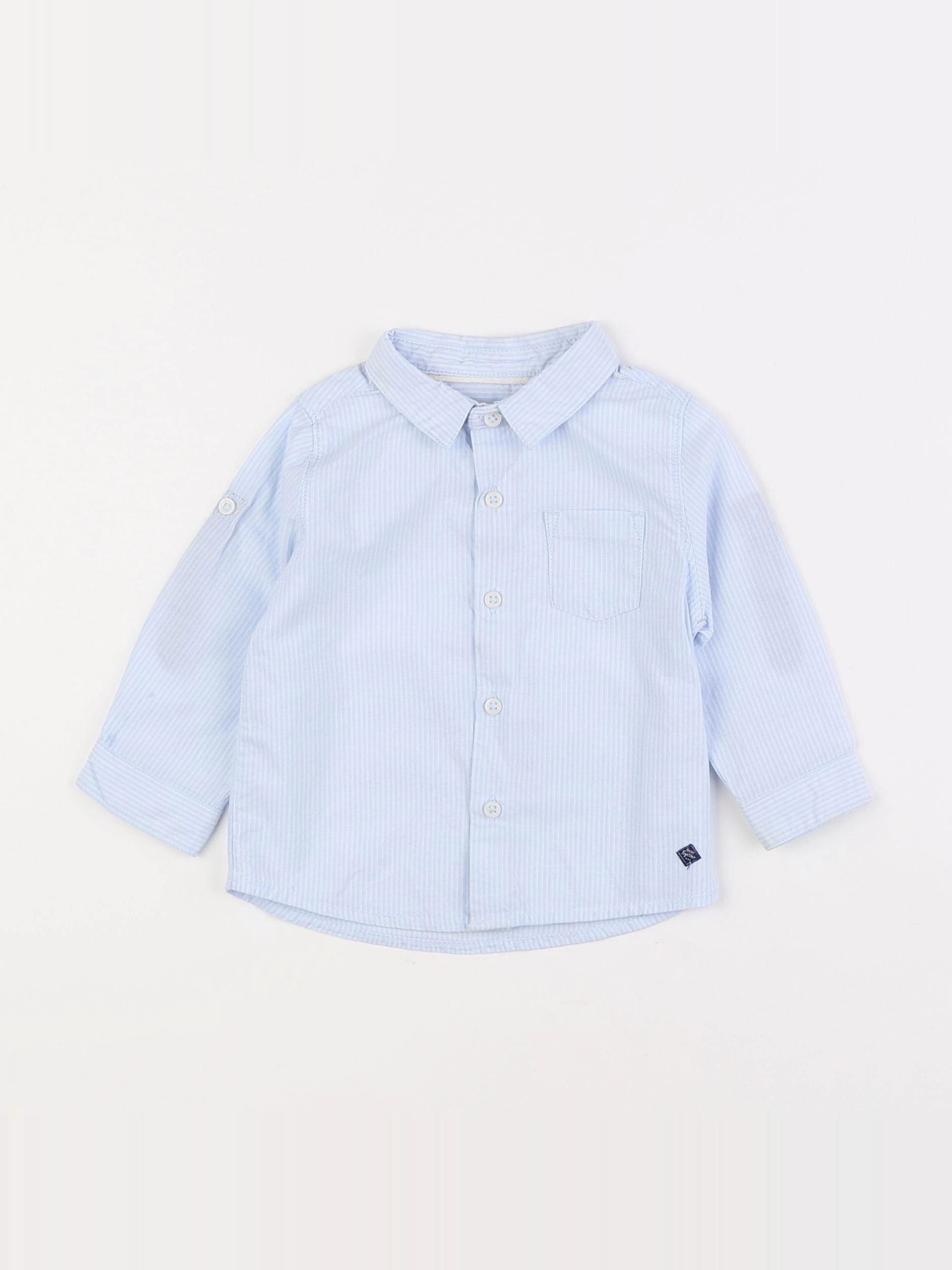 Zara - chemise bleu - 3/6 mois