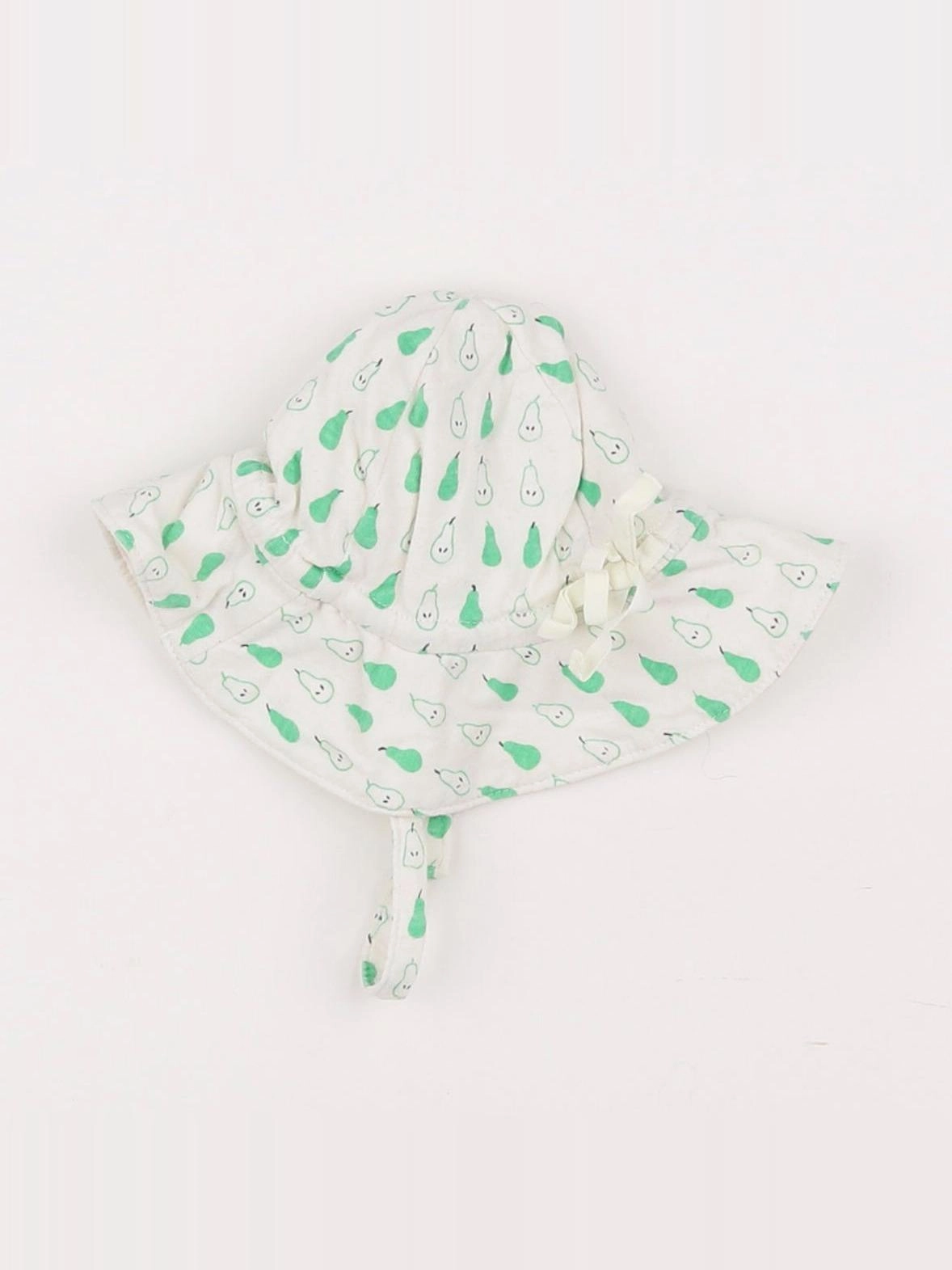 GAP - chapeau blanc - 0/3 mois