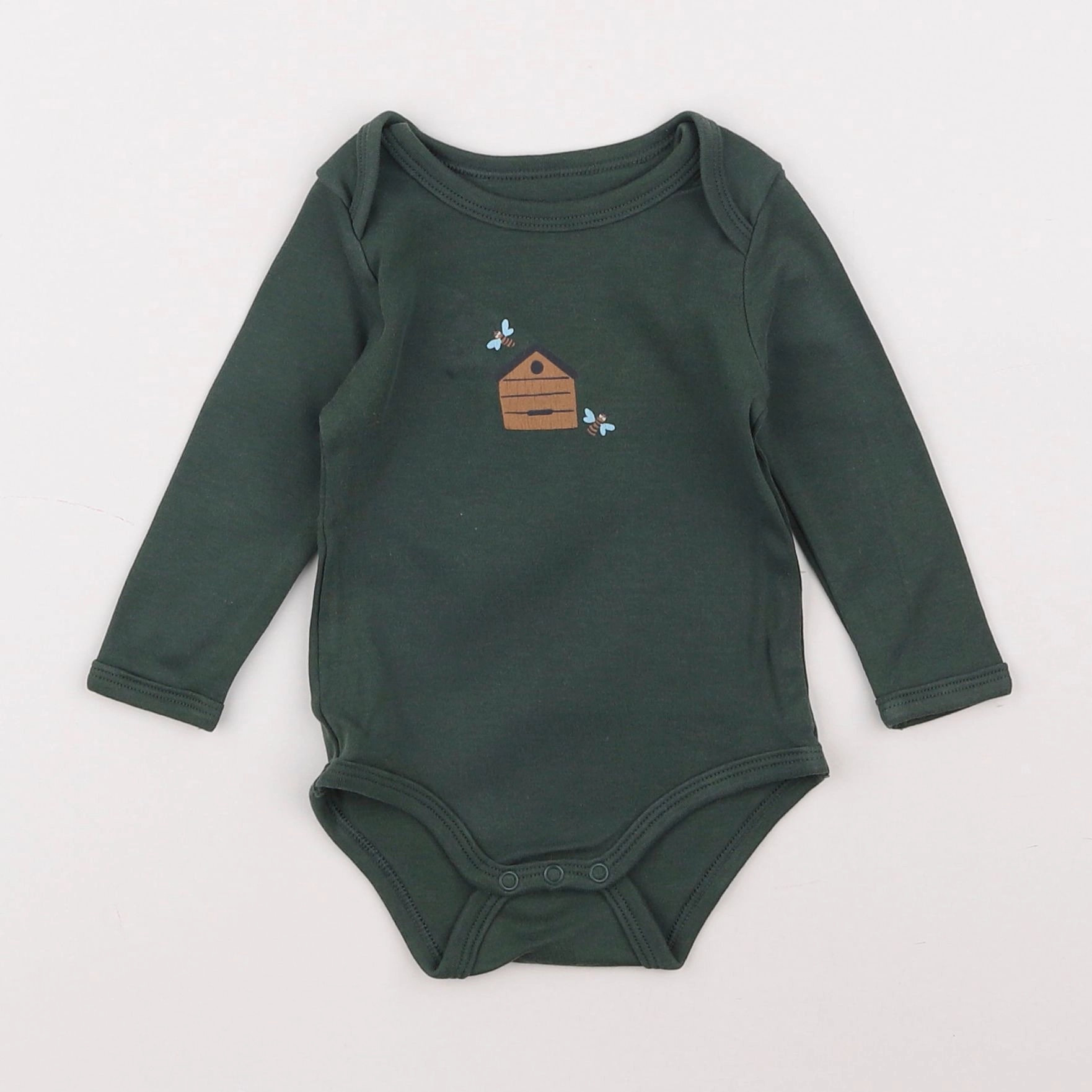 Vertbaudet - body vert - 6 mois