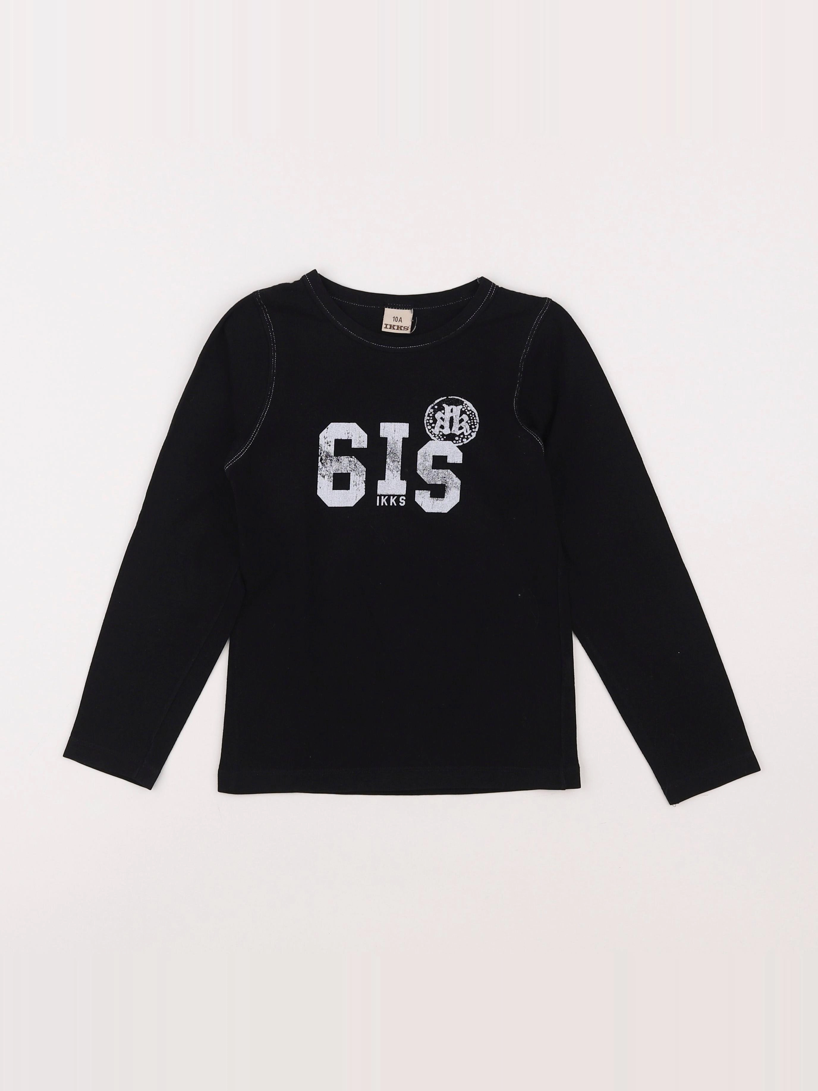 IKKS - tee-shirt noir - 10 ans