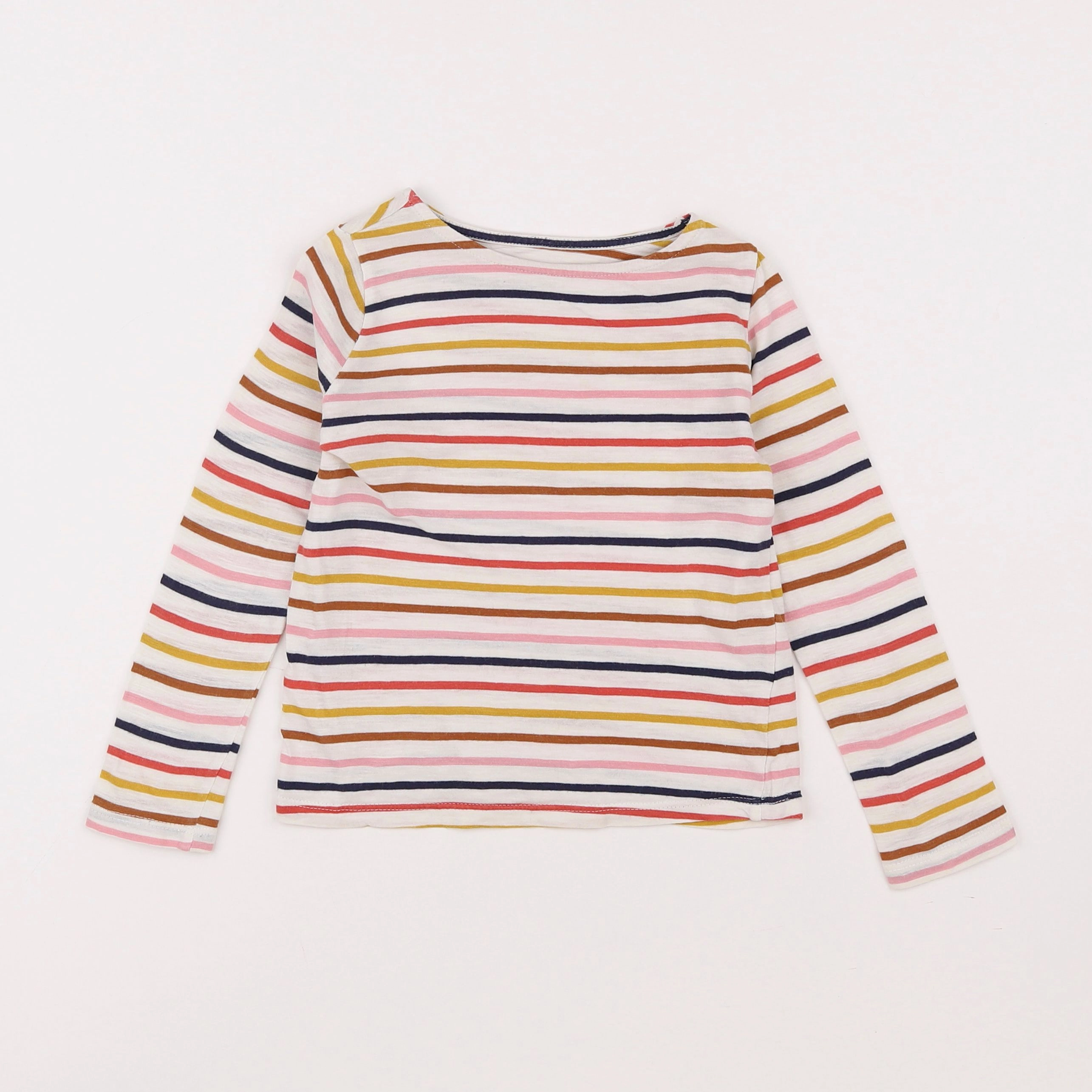 Monoprix - tee-shirt velours blanc - 4 ans