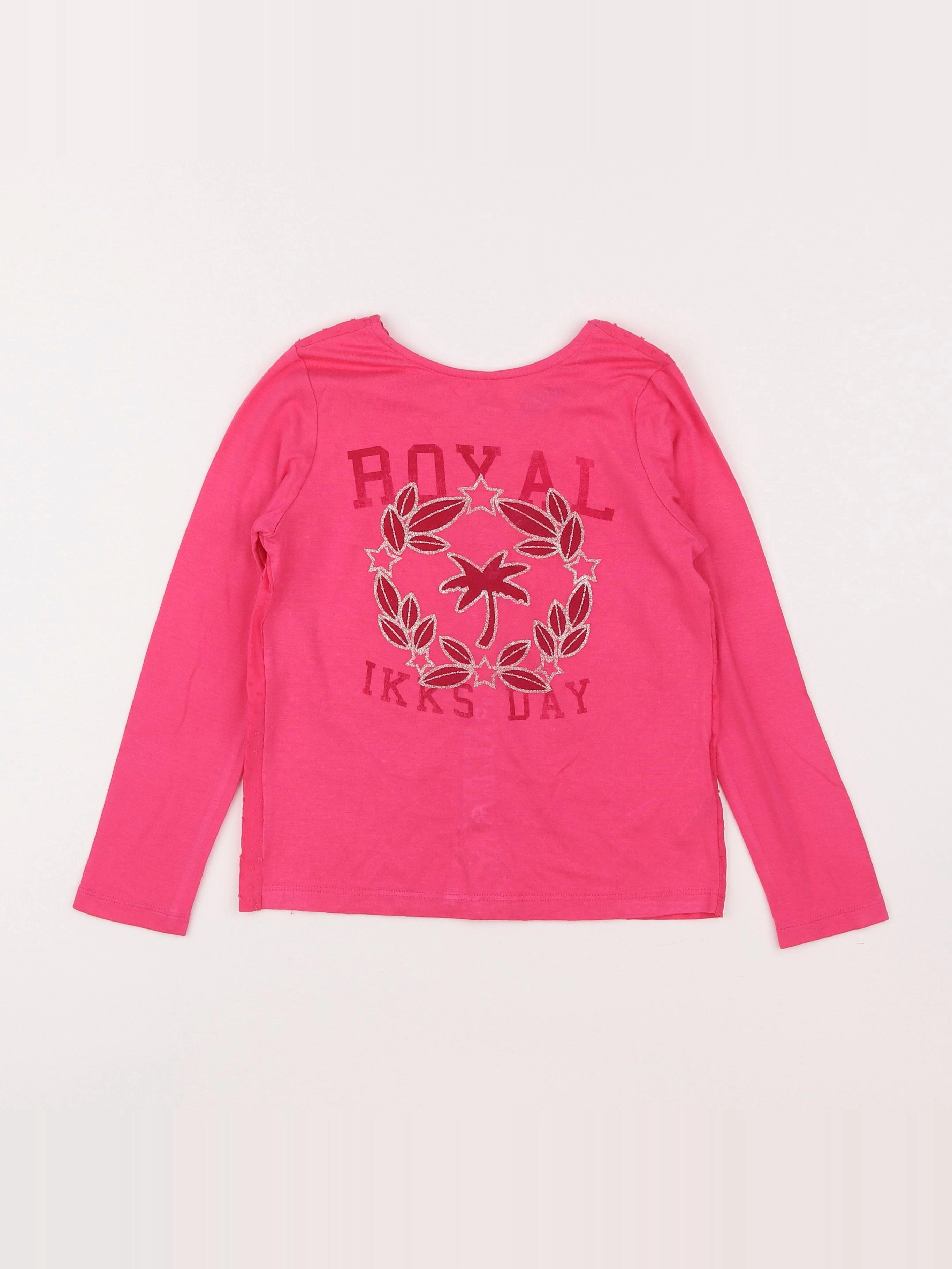 IKKS - tee-shirt rose - 6 ans