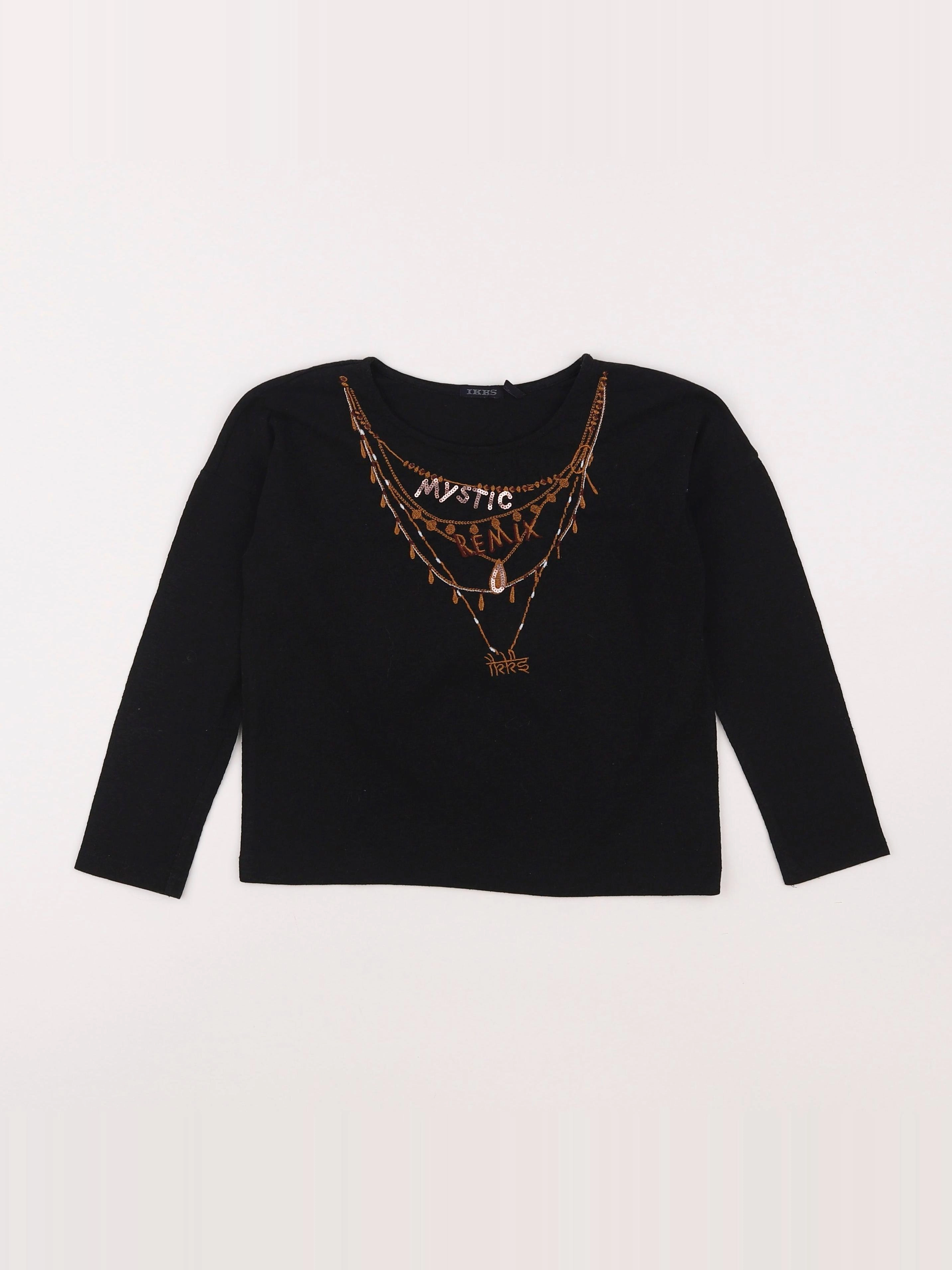 IKKS - tee-shirt noir - 6 ans