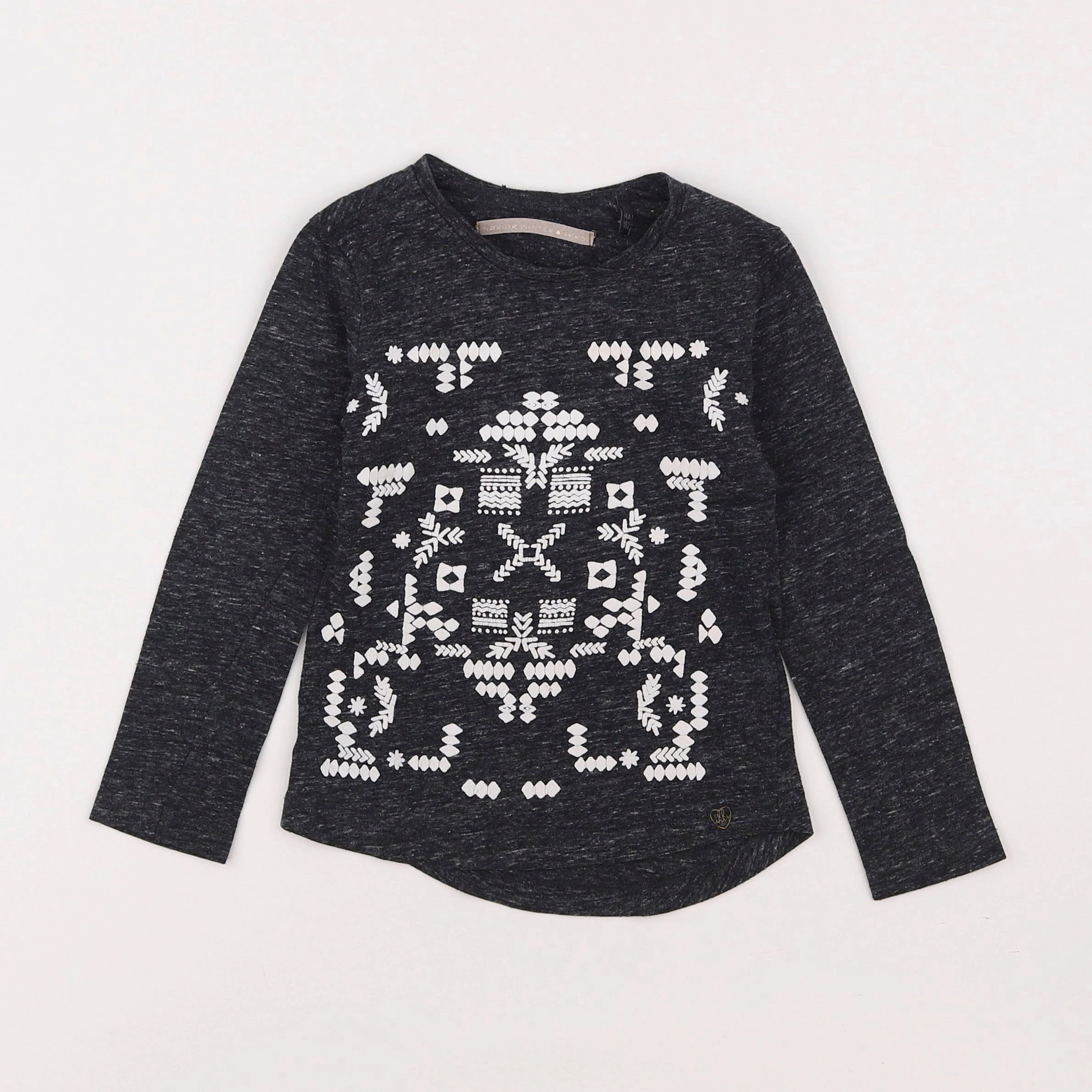 IKKS - tee-shirt gris - 4 ans