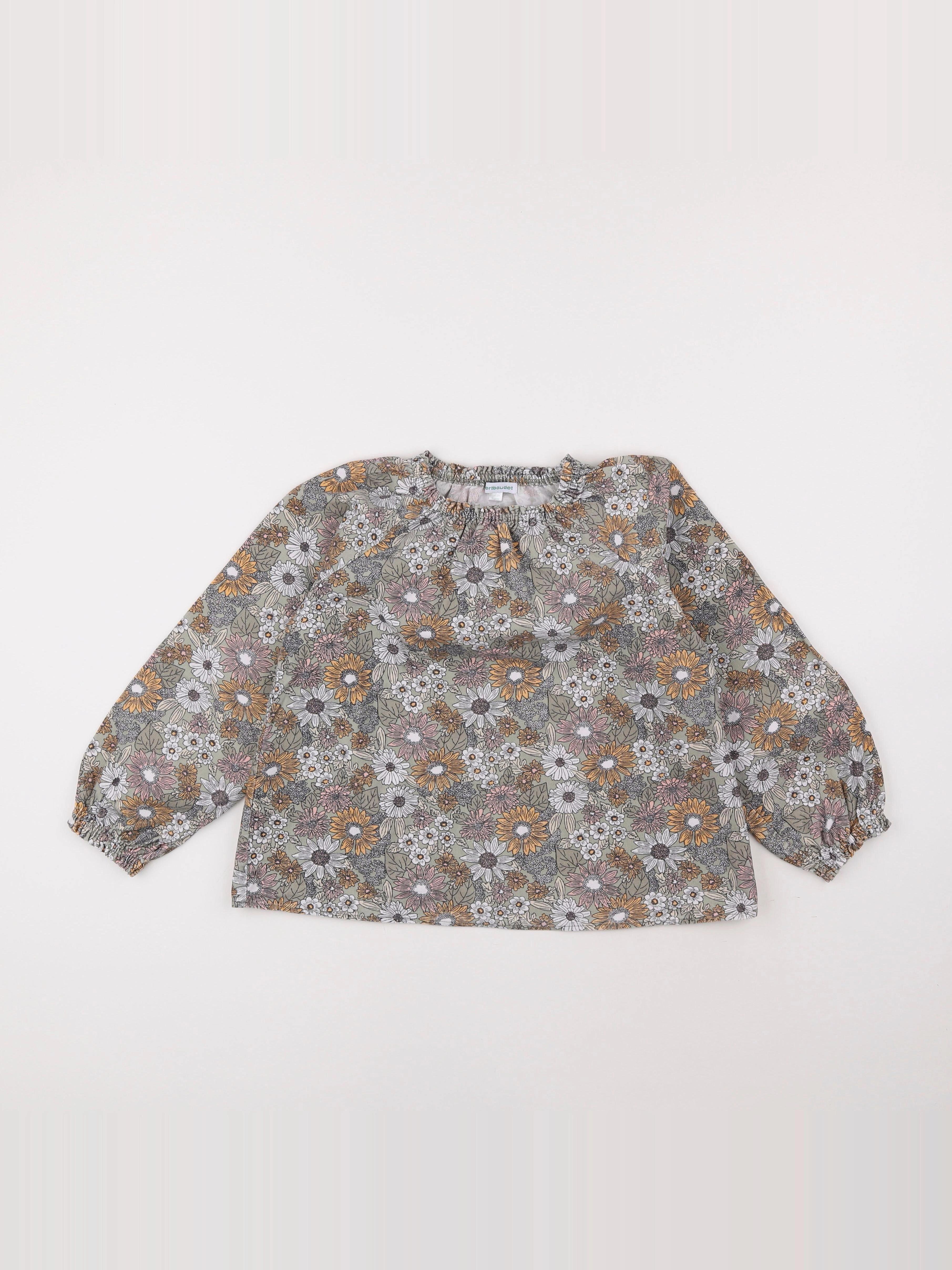 Vertbaudet - blouse multicolore - 9 ans