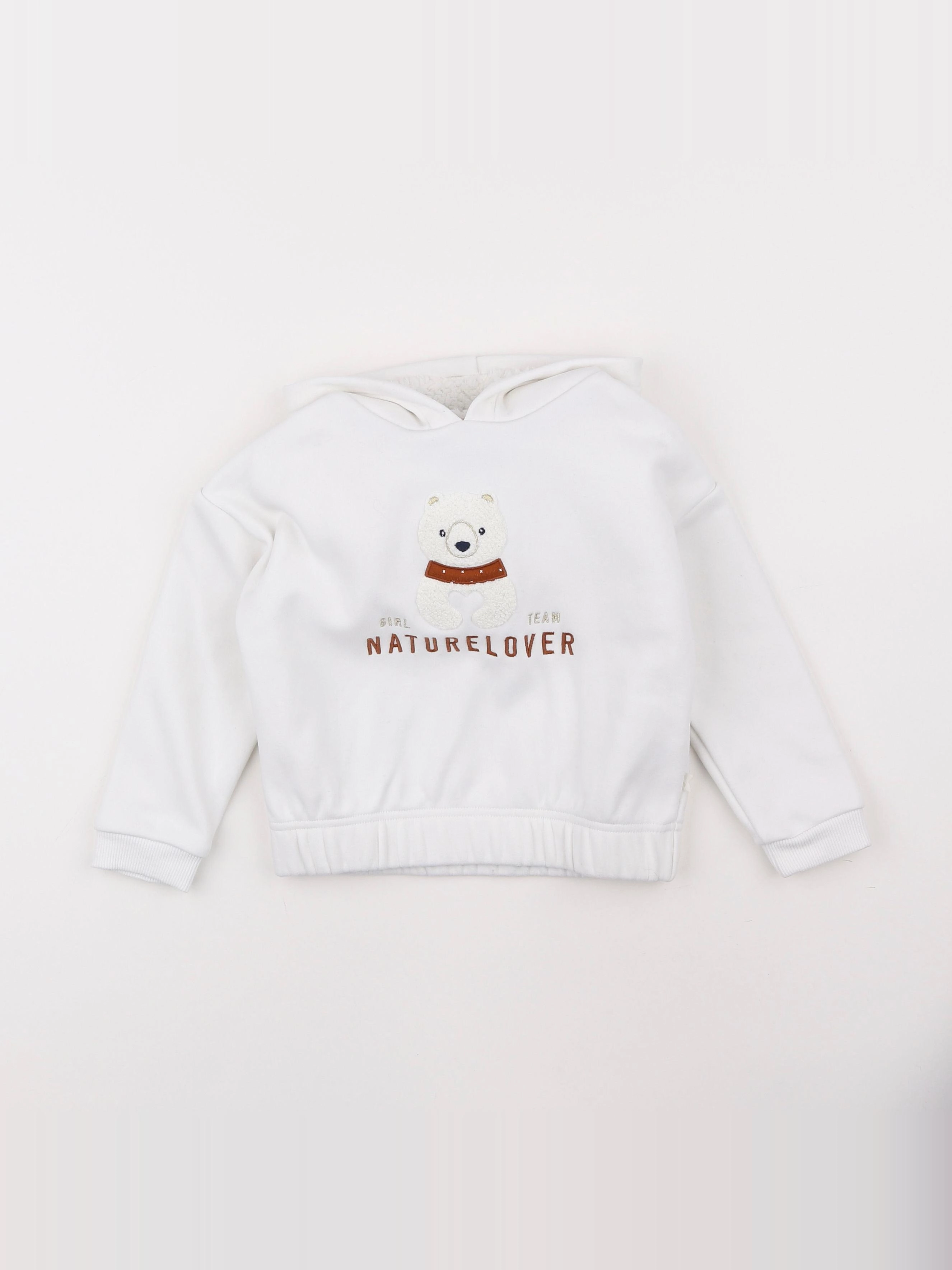 Okaidi - sweat blanc - 3 ans