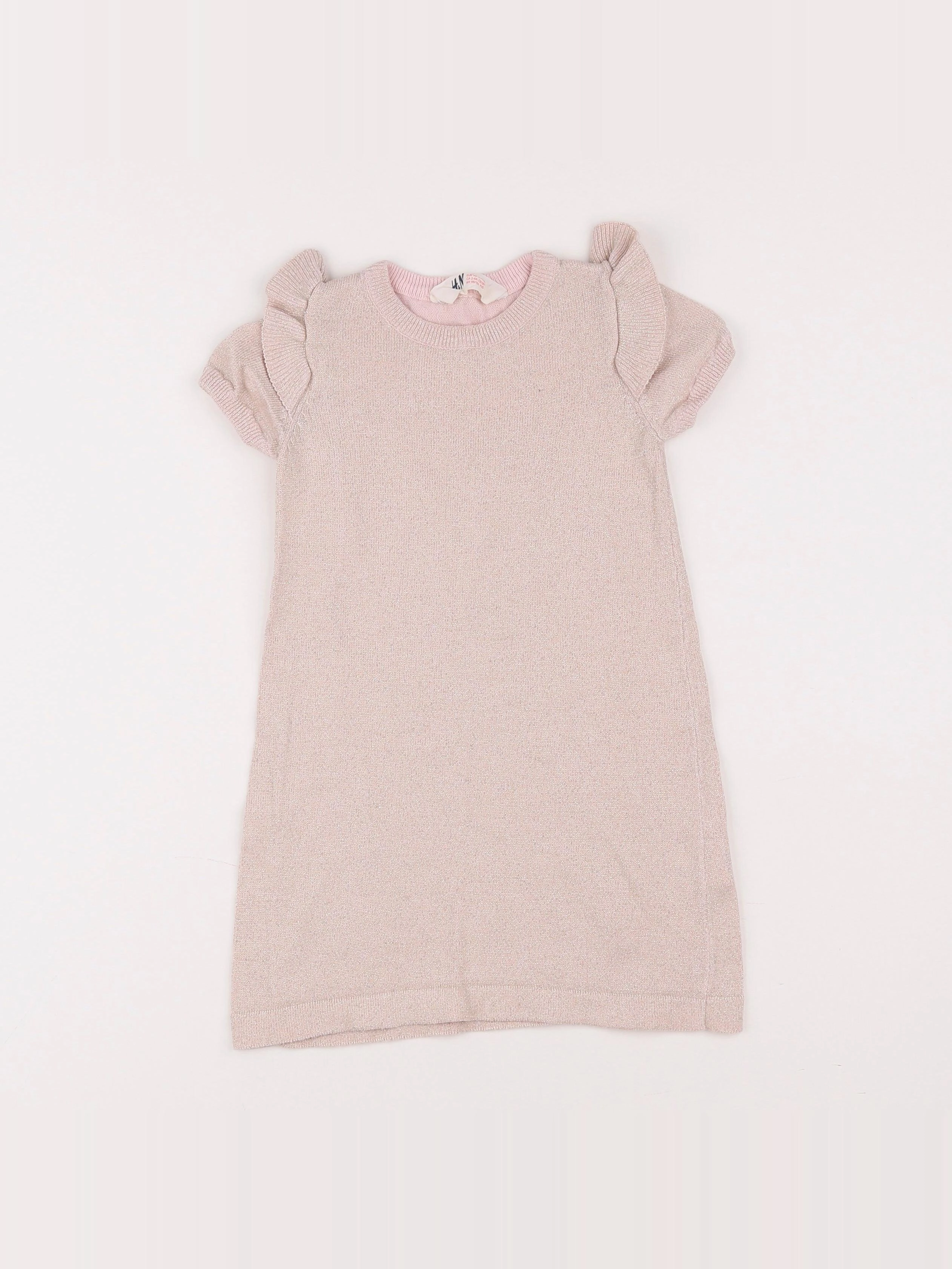 IKKS - robe or, rose - 2/3 ans