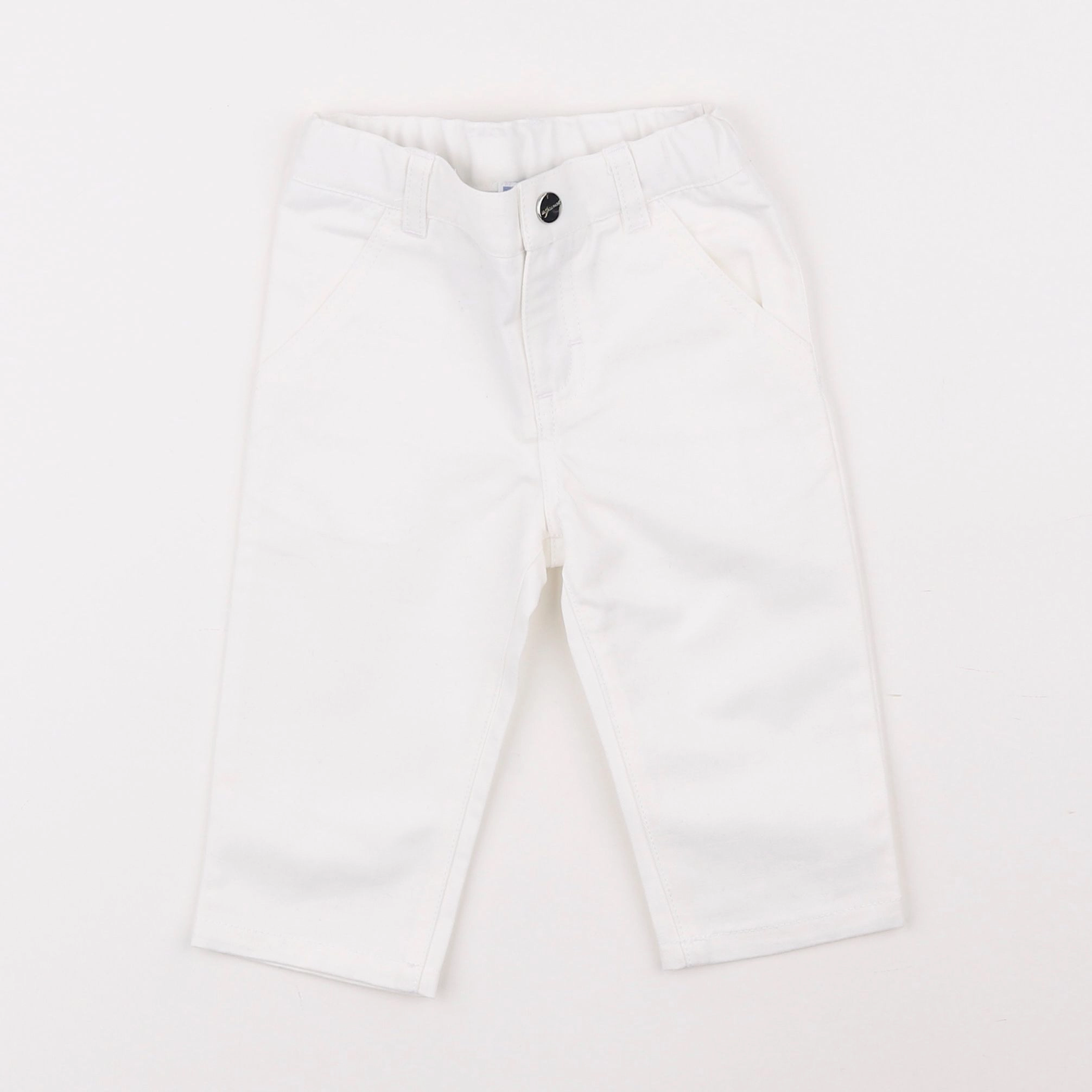 Jacadi - pantalon blanc - 12 mois