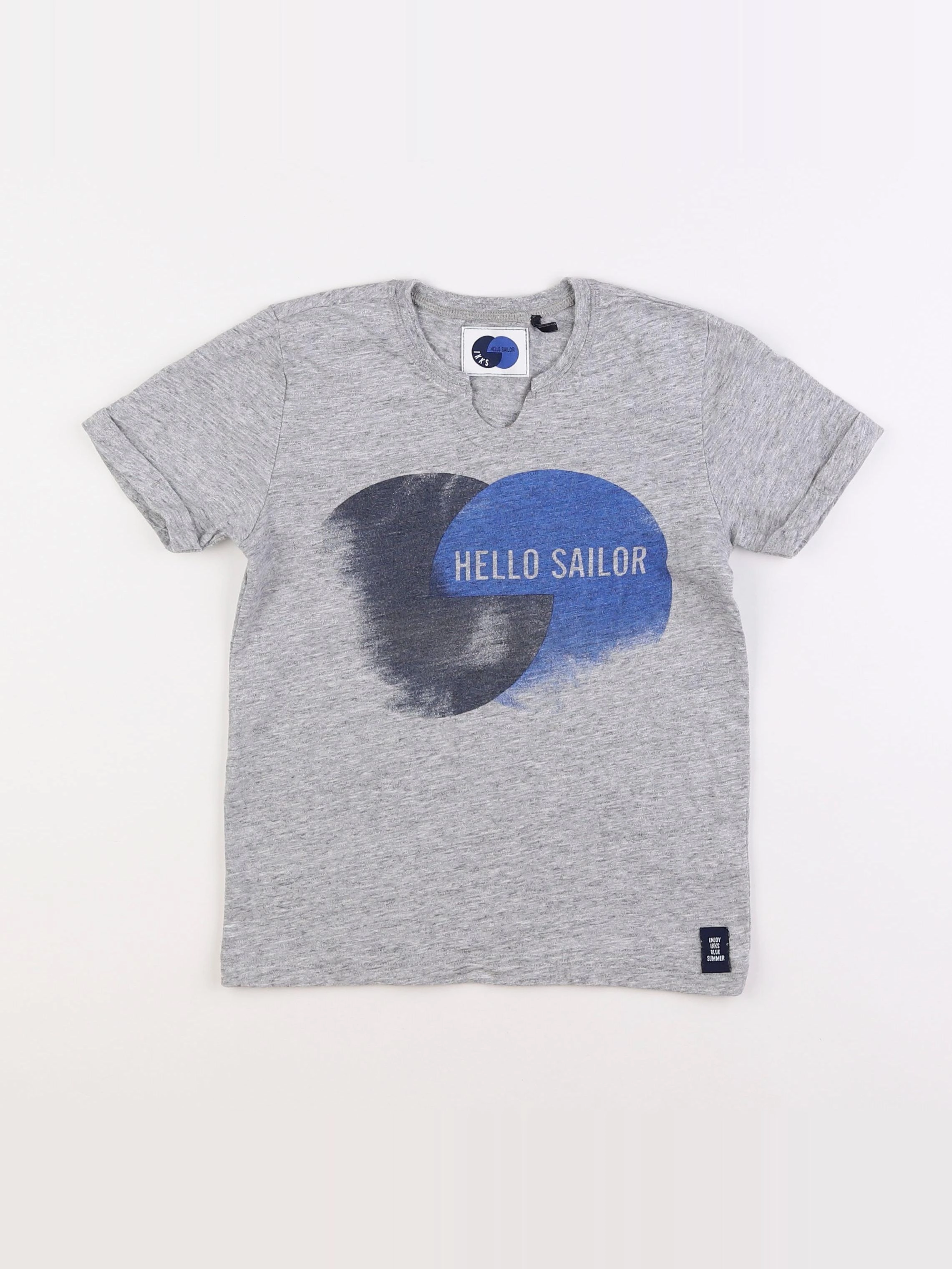 IKKS - tee-shirt gris - 6 ans