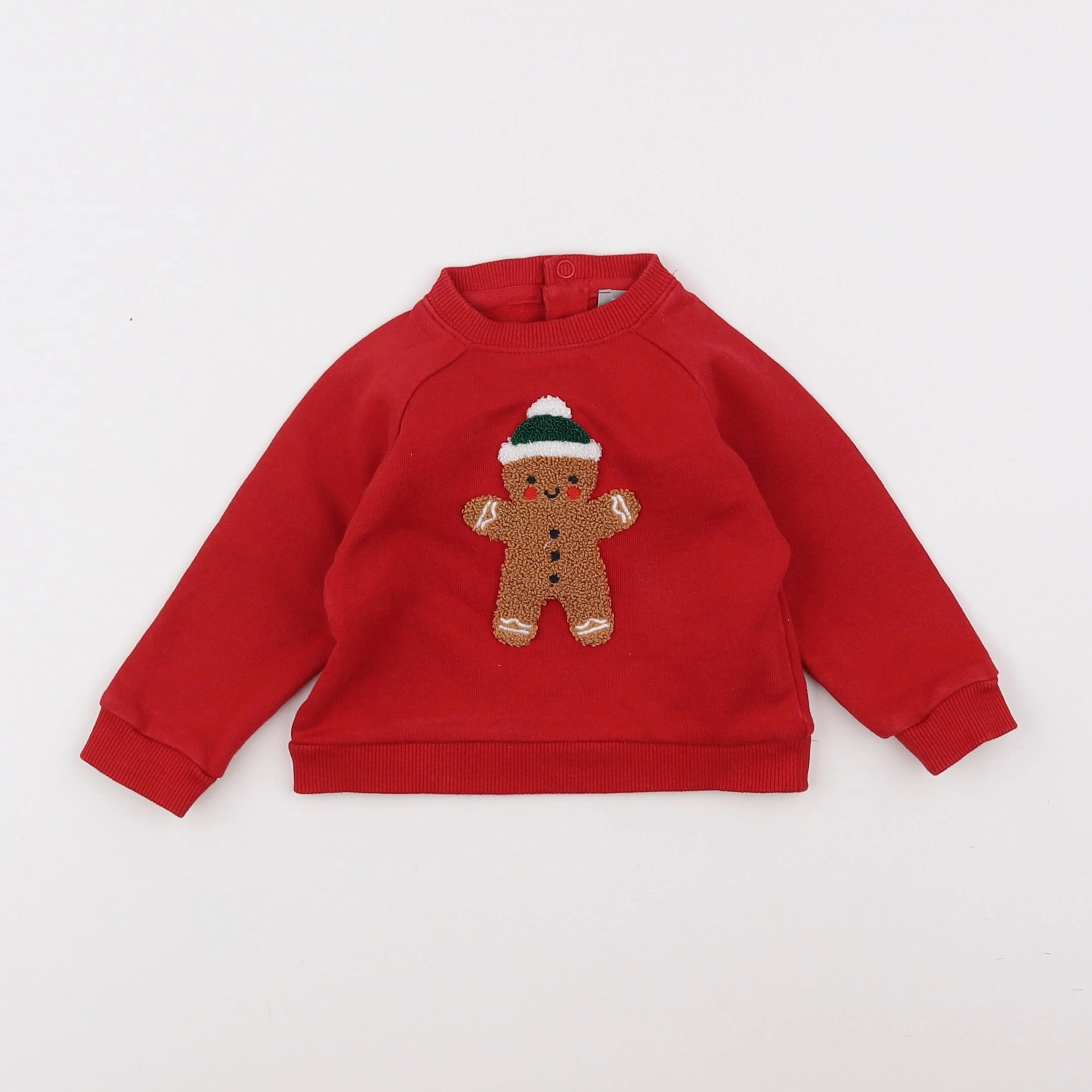 Boutchou - sweat rouge - 9 mois