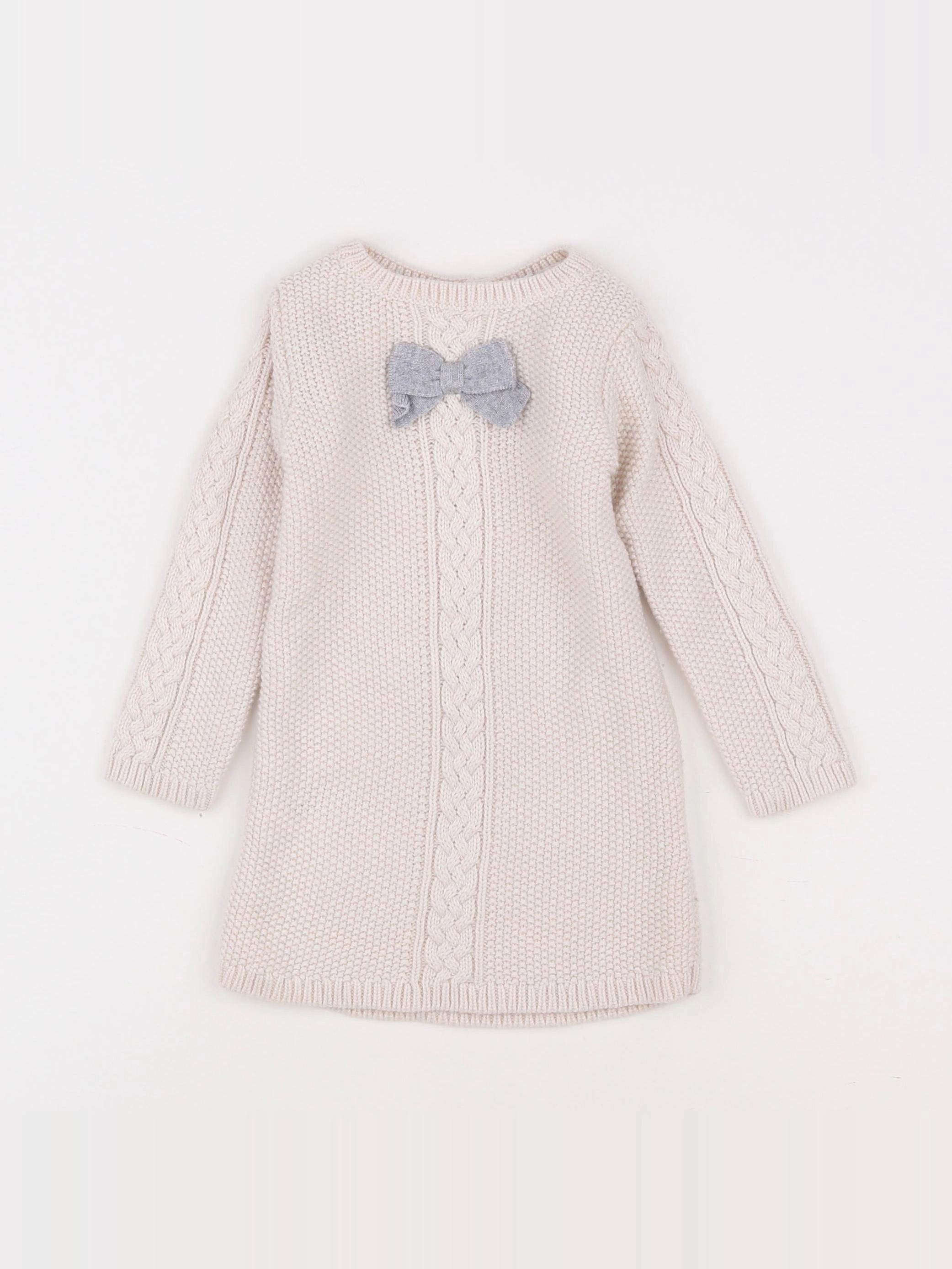 Jacadi - robe beige - 12 mois