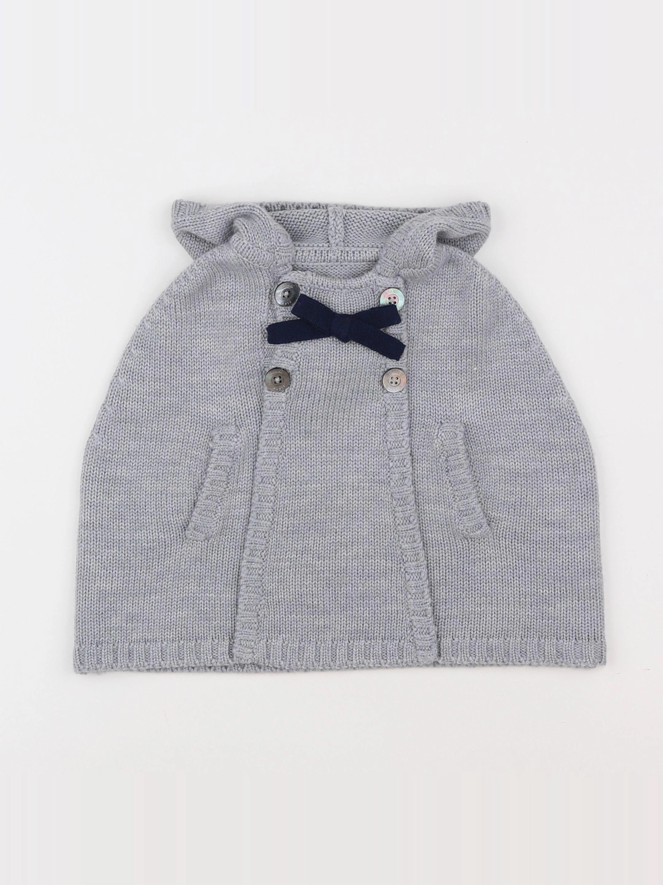 Jacadi - gilet gris - 18 mois