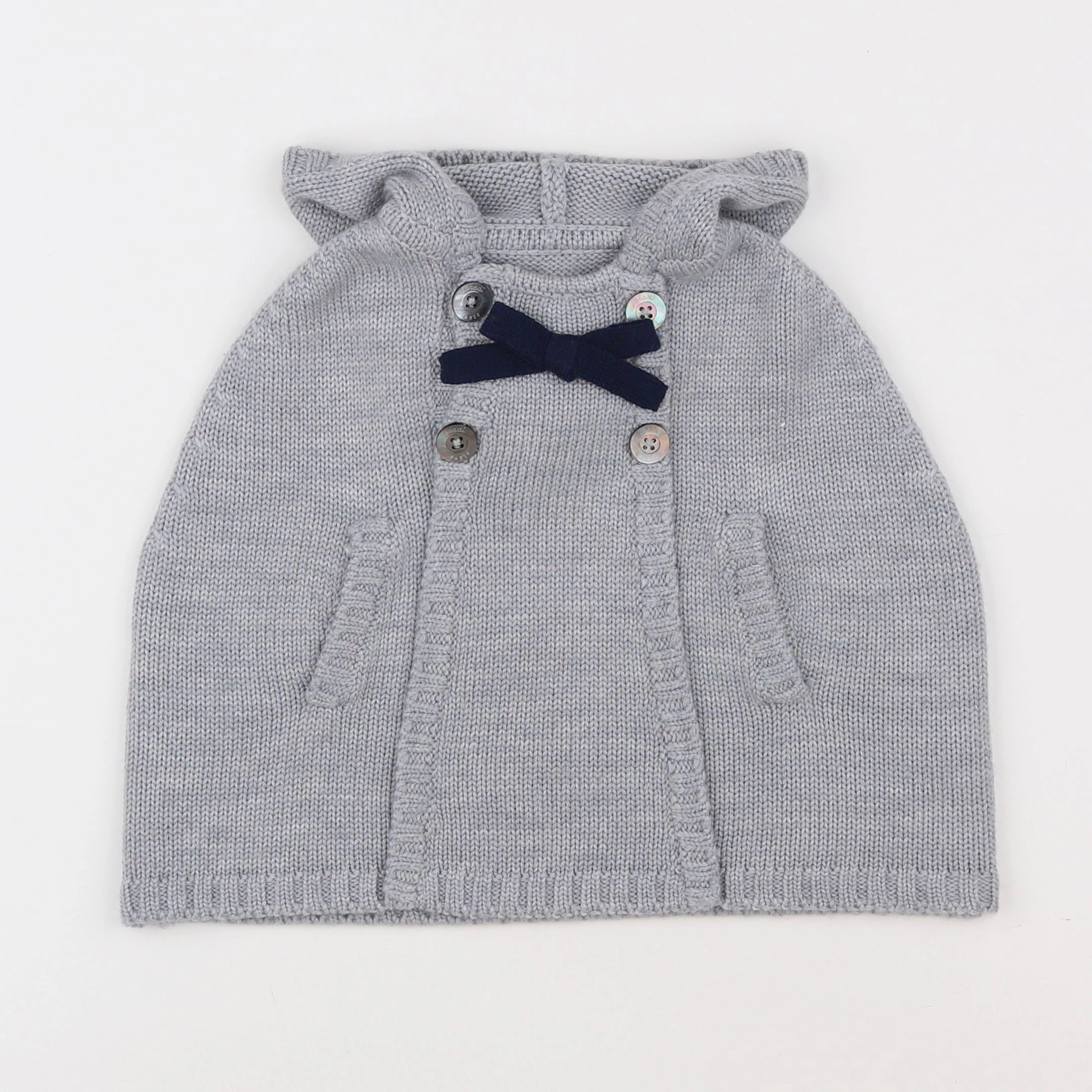 Jacadi - gilet gris - 18 mois