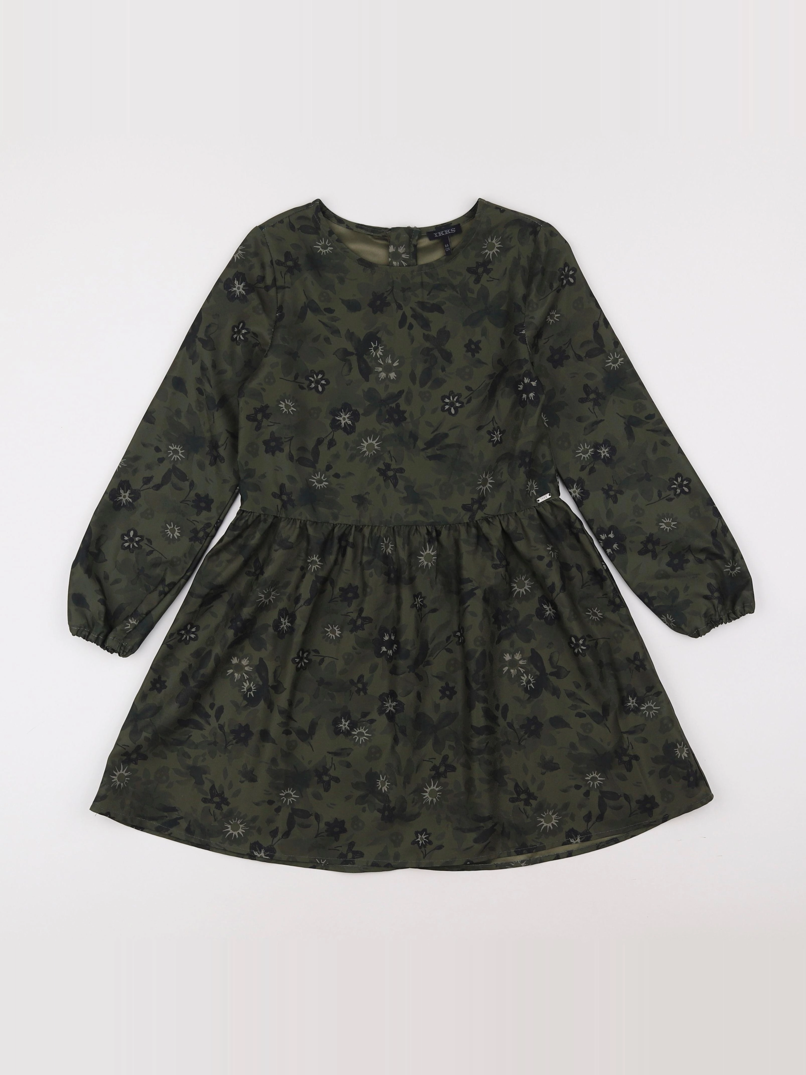 IKKS - robe vert - 8 ans