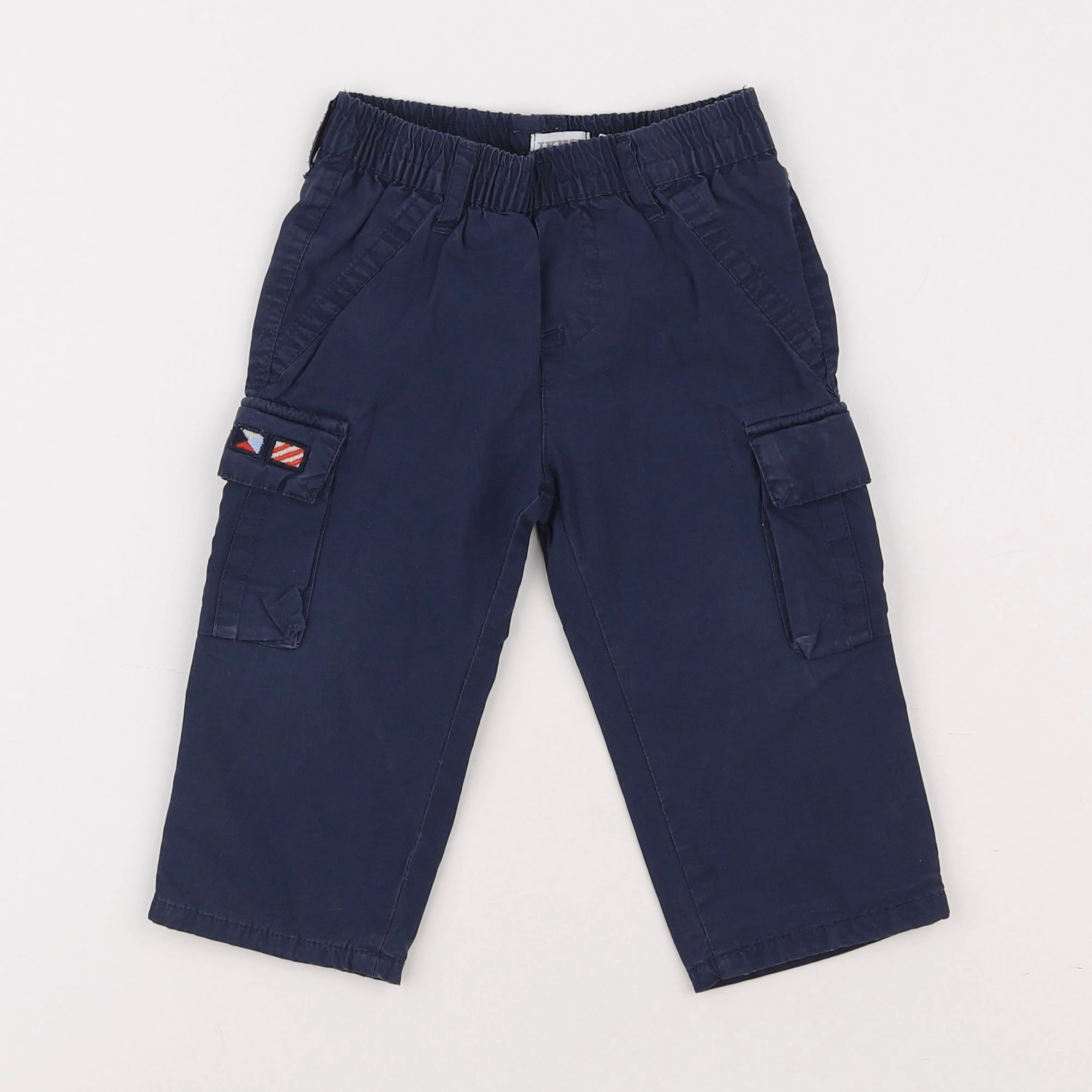 IKKS - pantalon bleu - 12 mois