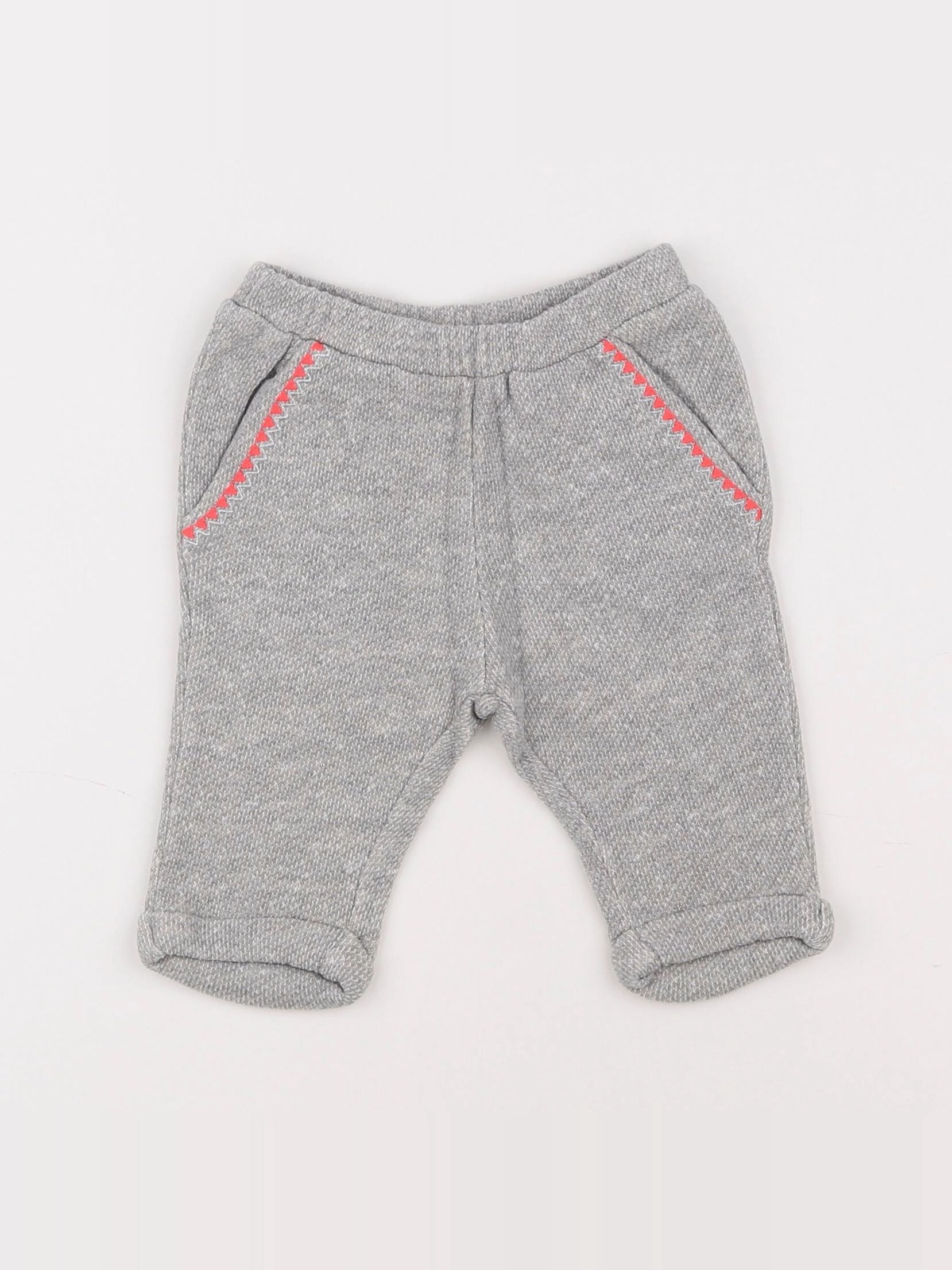 IKKS - pantalon gris - 3 mois