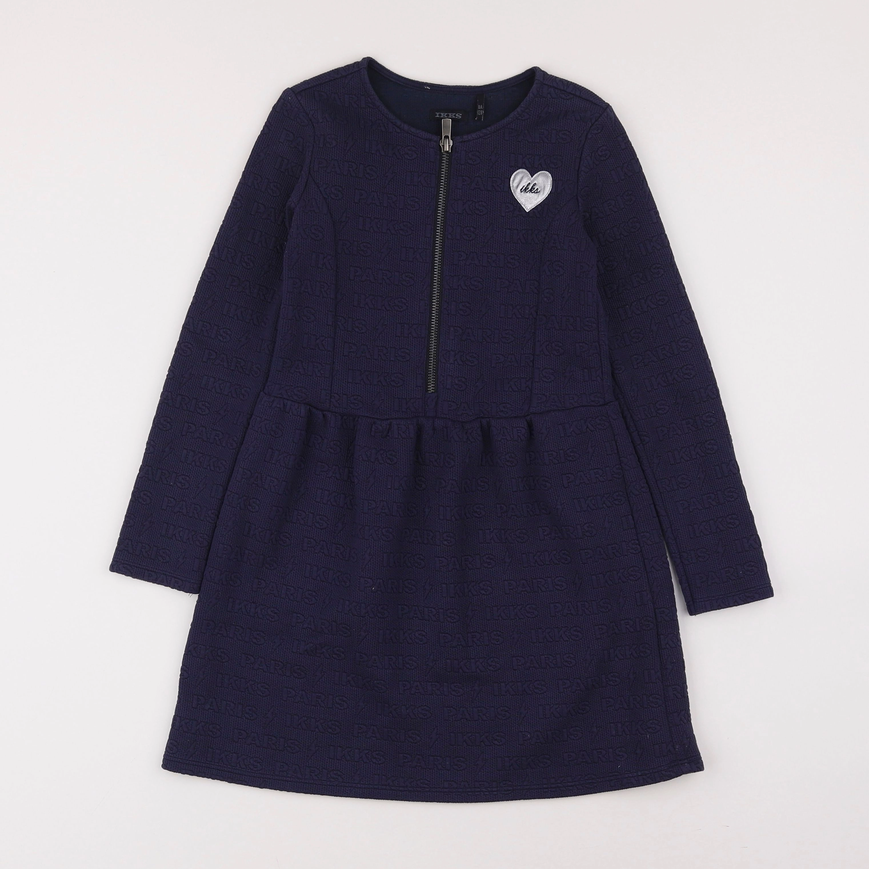 IKKS - robe bleu - 8 ans