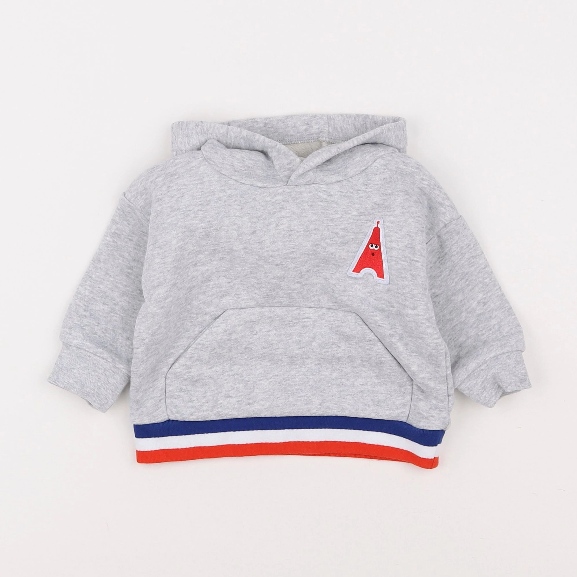 Jacadi - sweat gris - 6 mois