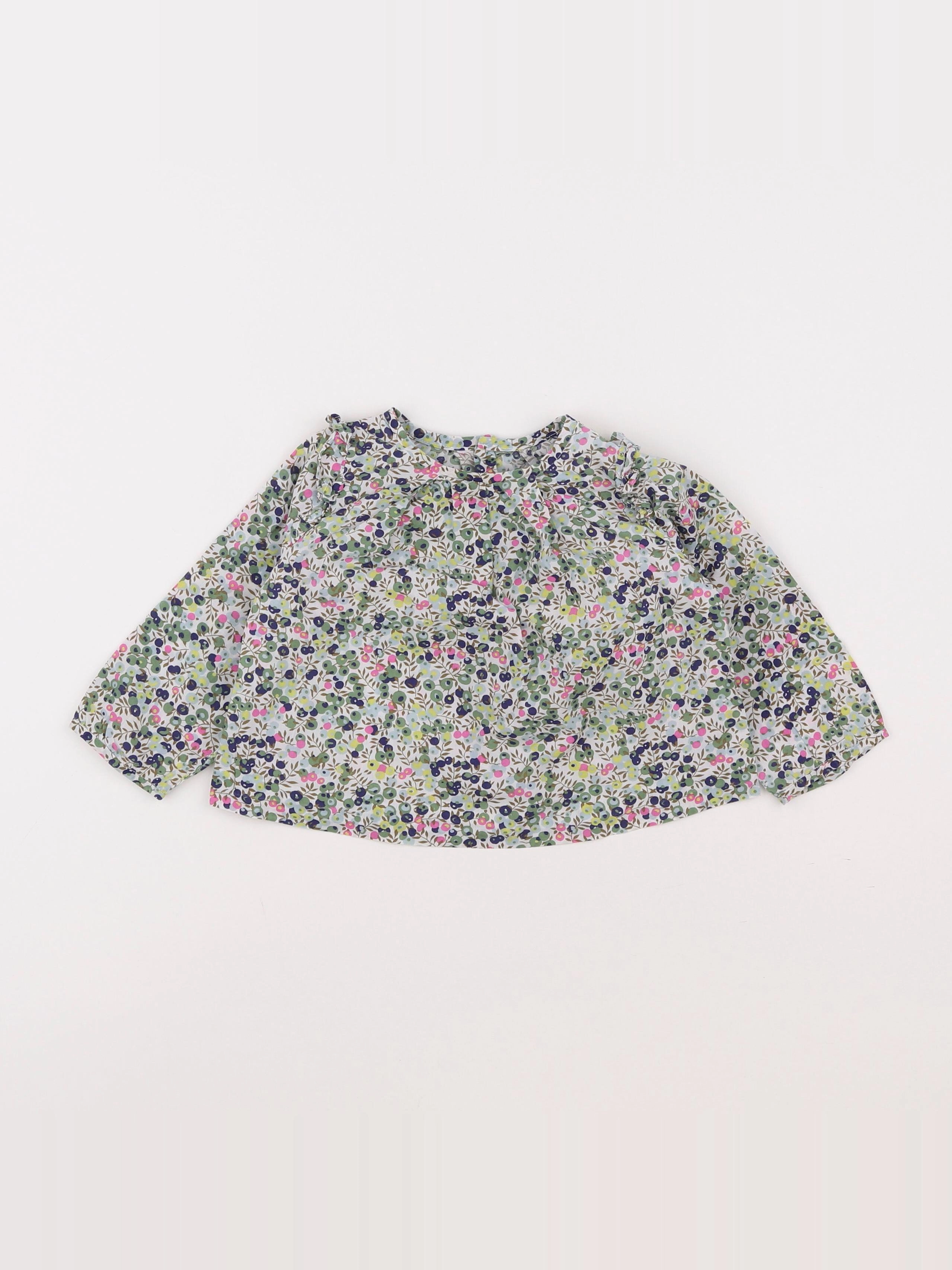 Jacadi - blouse liberty multicolore - 18 mois