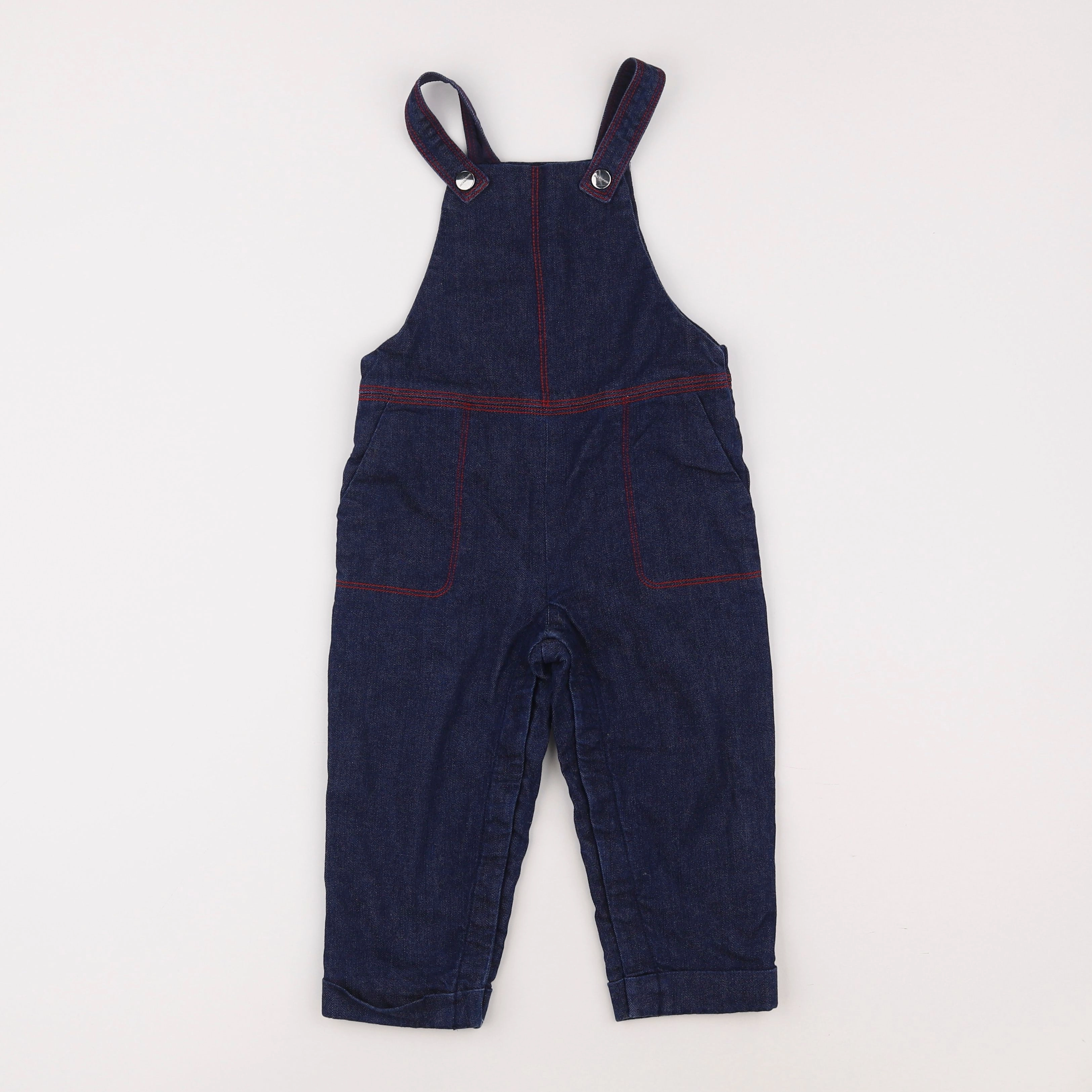 Jacadi - salopette doublé bleu - 2 ans